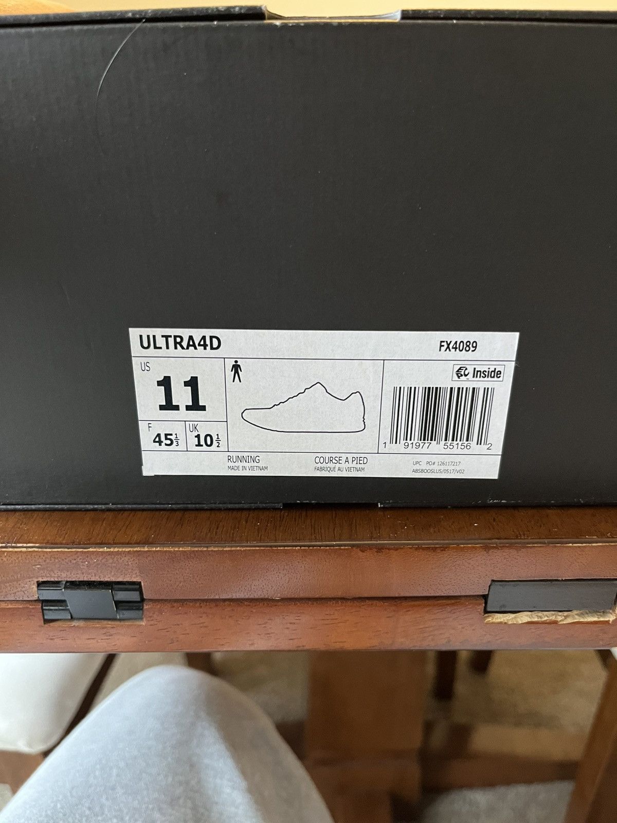 Adidas Adidas Ultra 4D chalk white Size US 11 / EU 44 - 8 Thumbnail