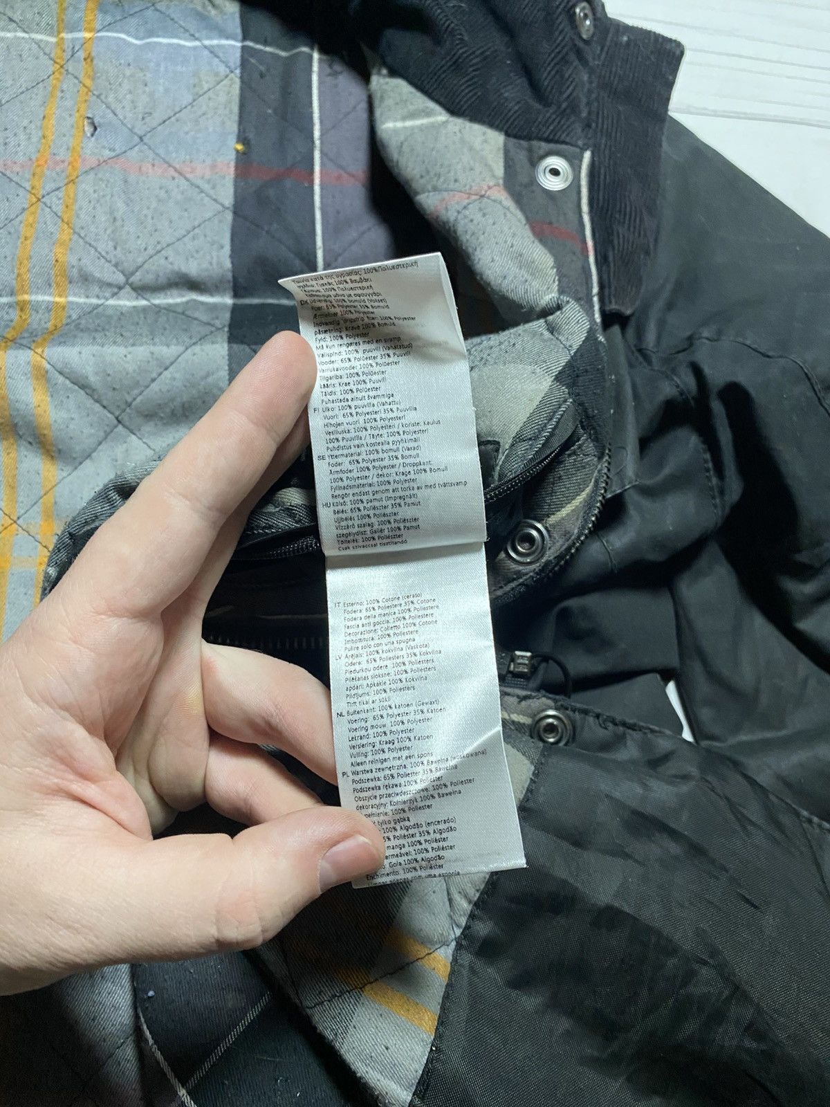 Barbour Vintage Barbour Cassley Waxed Jacket LWX1080BK71 Size XL / US 12-14 / IT 48-50 - 7 Thumbnail