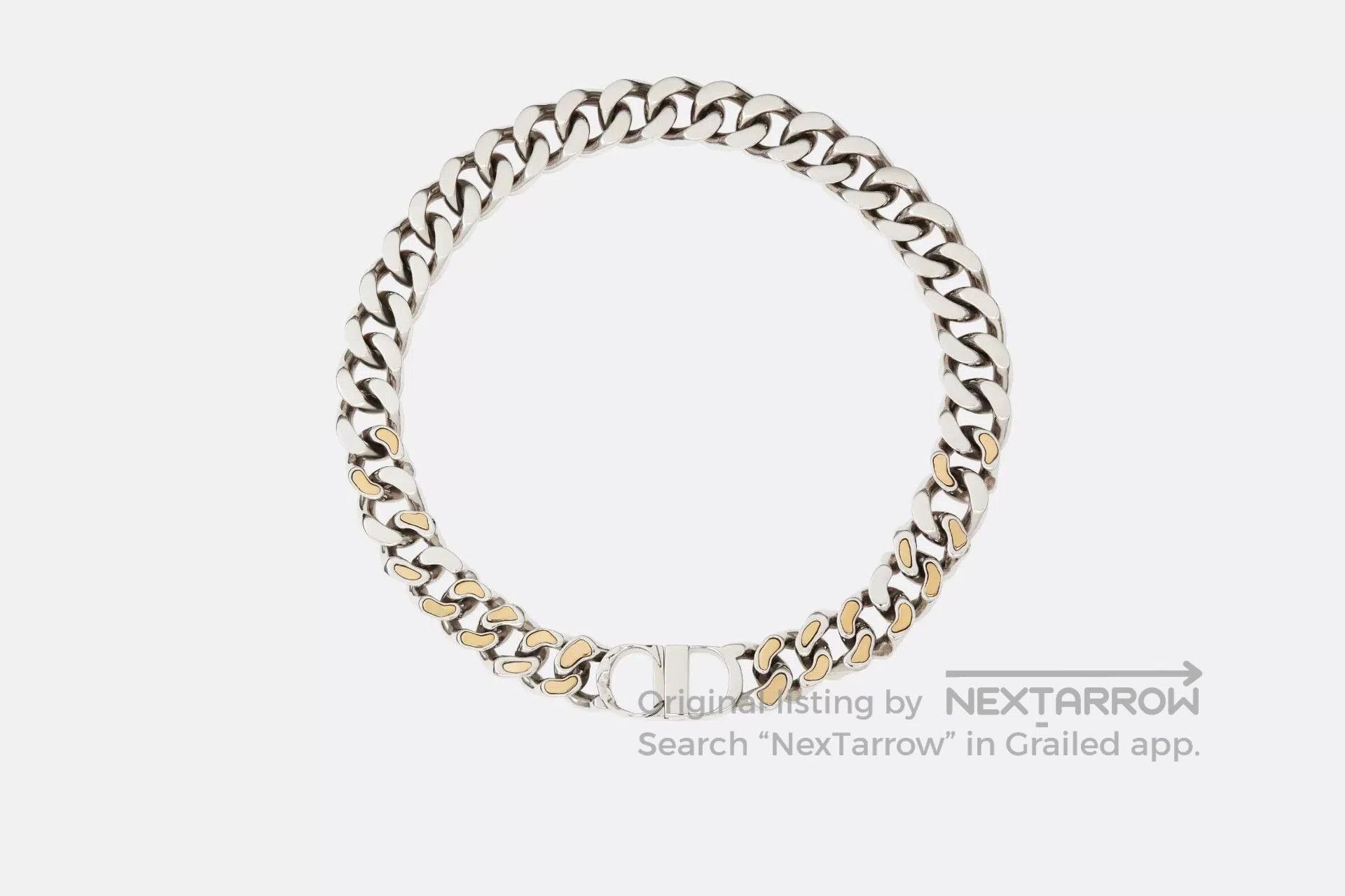 Dior dior cd icon necklace with gold and silver. Size ONE SIZE - 1 Thumbnail
