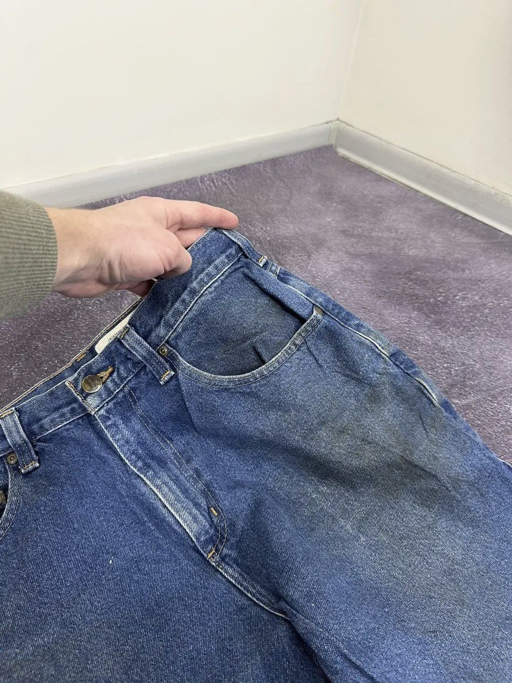 Carhartt Vintage Carhartt USA Stone Washed Faded Opium Y2K Work Jeans Size US 32 / EU 48 - 17 Thumbnail