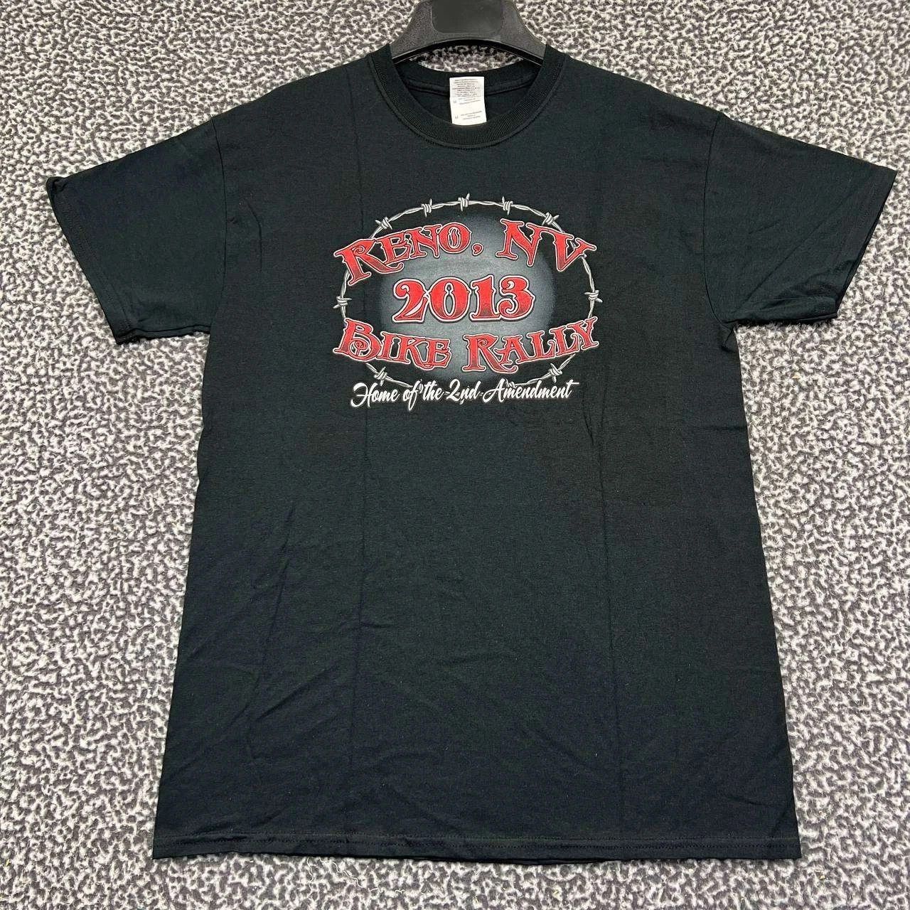 Gildan Vintage Reno Bike Rally Shirt Men M Short Sleeve Deadstock Size US M / EU 48-50 / 2 - 2 Thumbnail