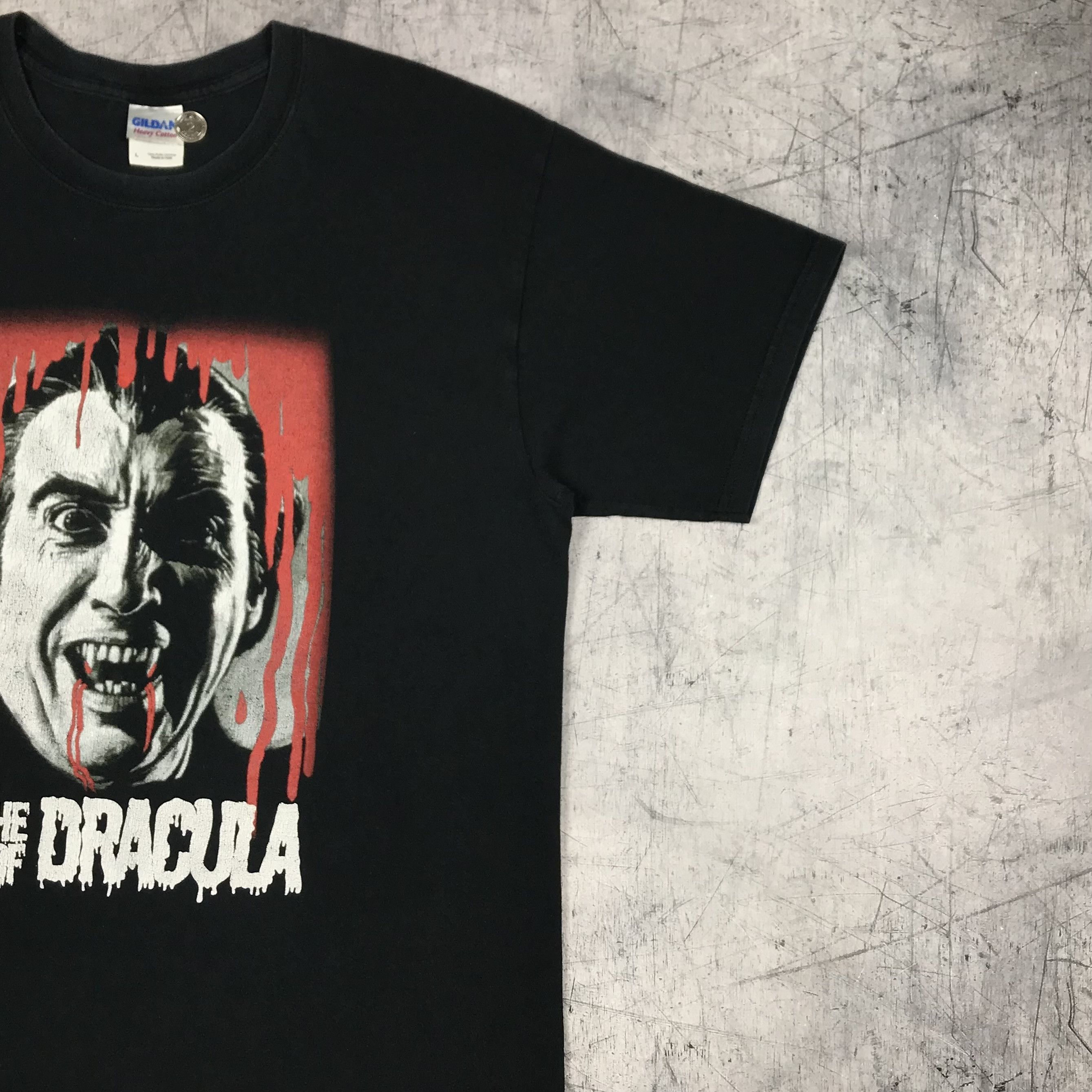Expert Horror 2005 Taste The Blood of Dracula Hammer Vampire Tee Size US L / EU 52-54 / 3 - 10 Thumbnail