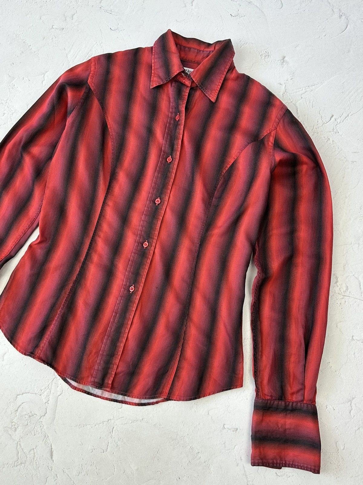 Vintage Vintage Gaultier Style Stripped Shirt Size M / US 6-8 / IT 42-44 - 3 Thumbnail