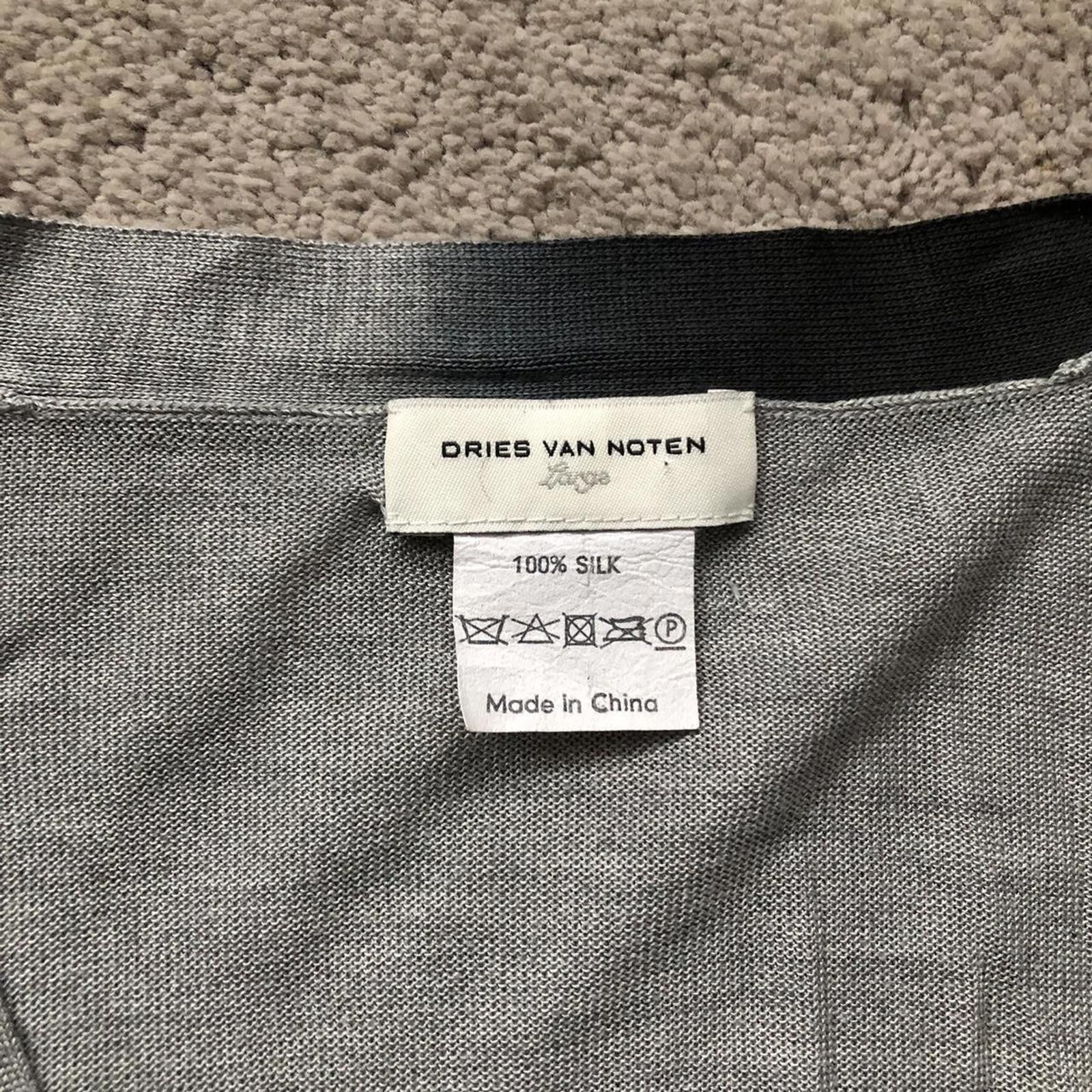 Dries Van Noten Dries Van Noten Silk Cardigan Size US M / EU 48-50 / 2 - 3 Thumbnail