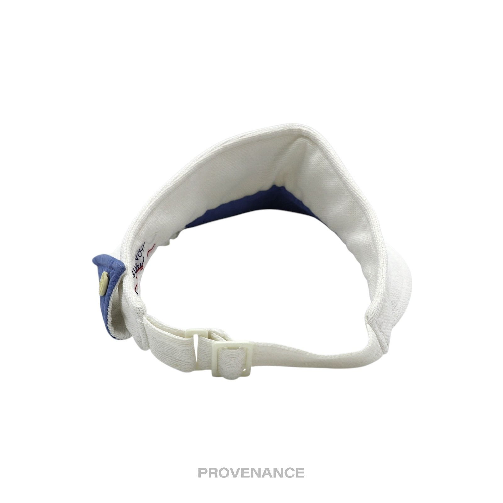 Givenchy 🔴 Givenchy Play Logo Embroidered Visor - White/Blue Size ONE SIZE - 7 Thumbnail