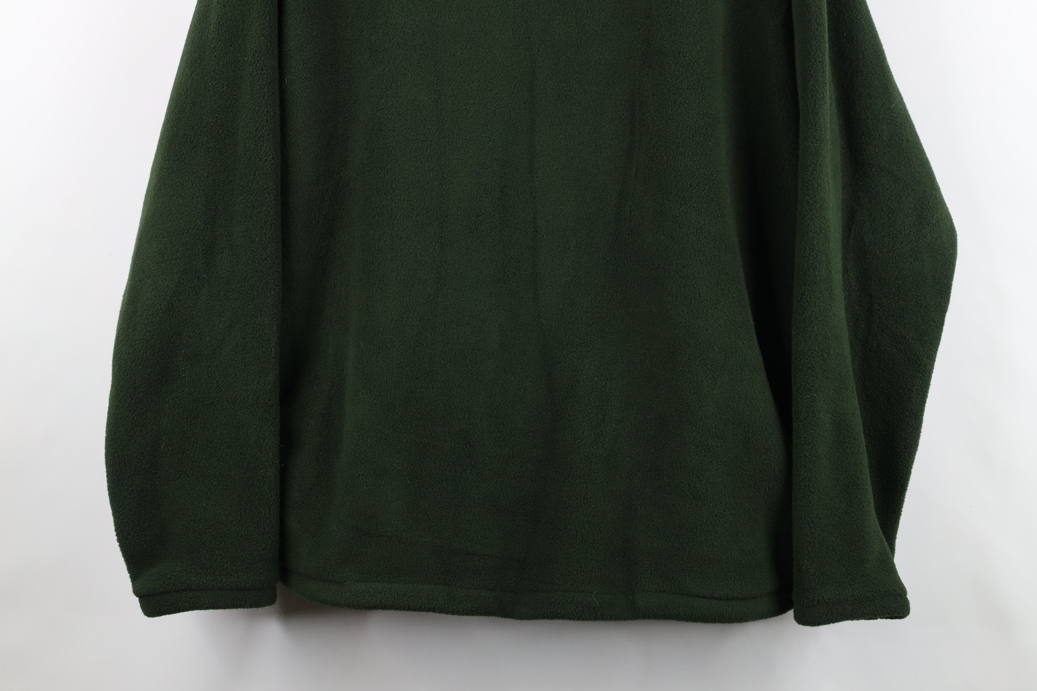 Cabelas Vintage 90s Cabelas Half Zip Fleece Pullover Sweater Green Size US L / EU 52-54 / 3 - 3 Thumbnail