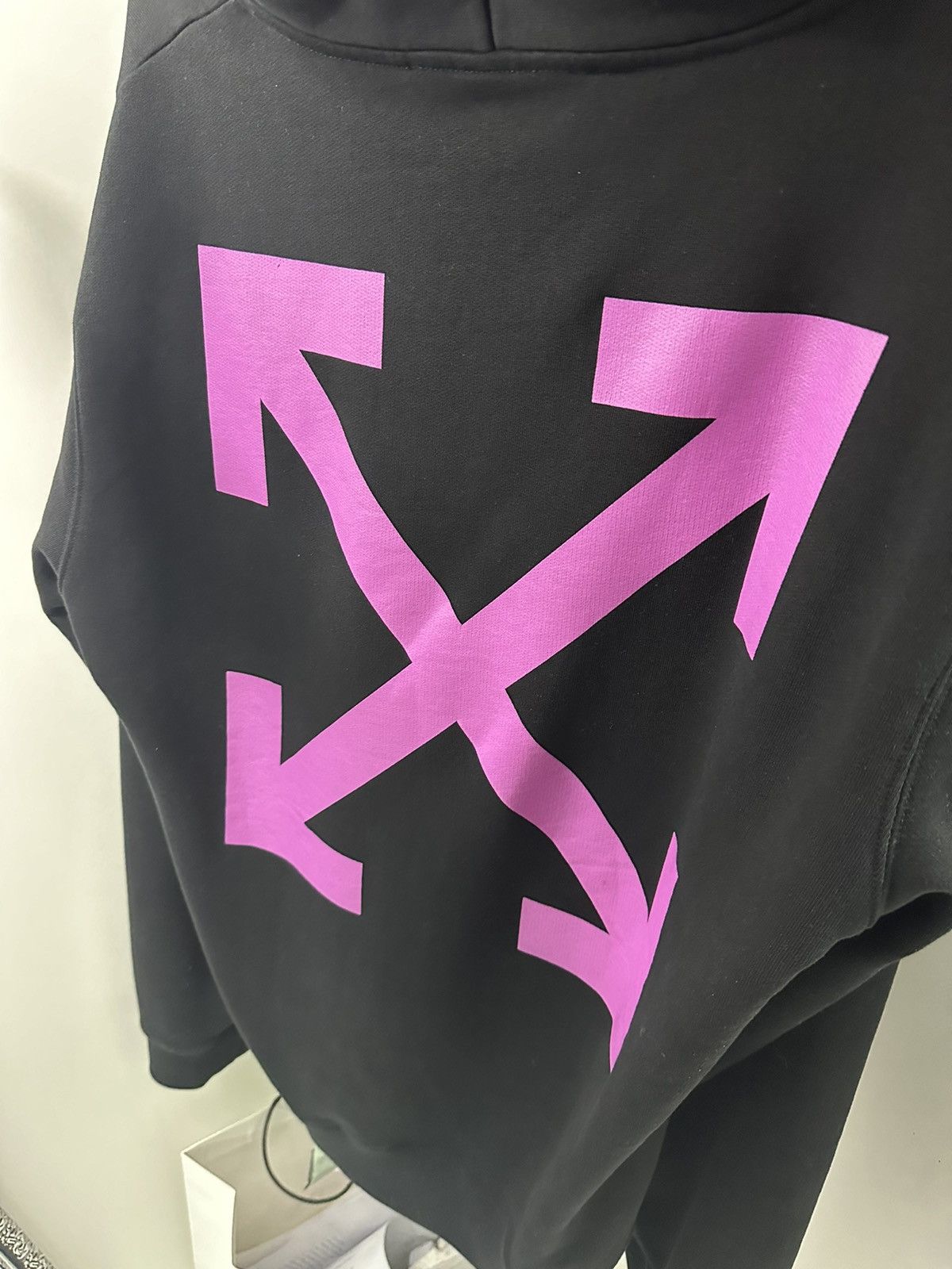 Off-White off white arrow caravaggio hoodie Size US L / EU 52-54 / 3 - 5 Thumbnail