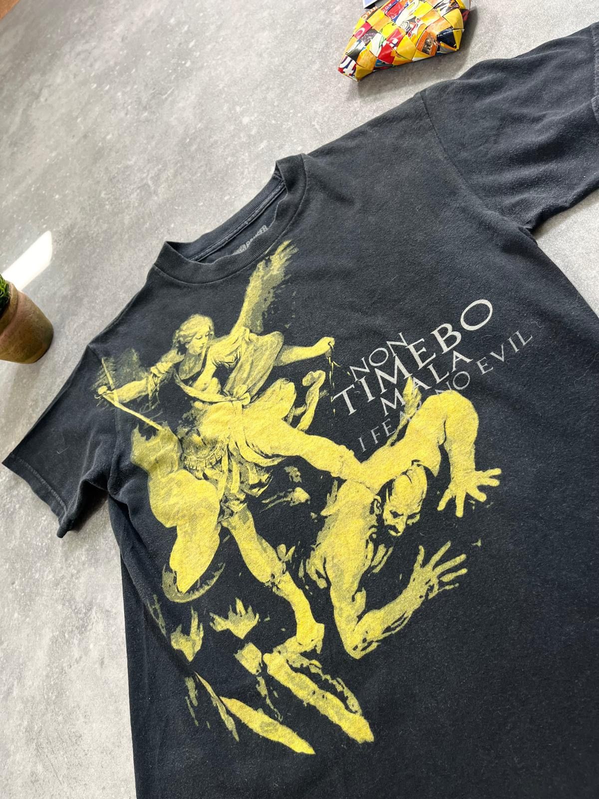 American Apparel × Vintage Rare Vintage RANGER UP I Fear No Evil Saint Michael Tee Size US S / EU 44-46 / 1 - 7 Thumbnail