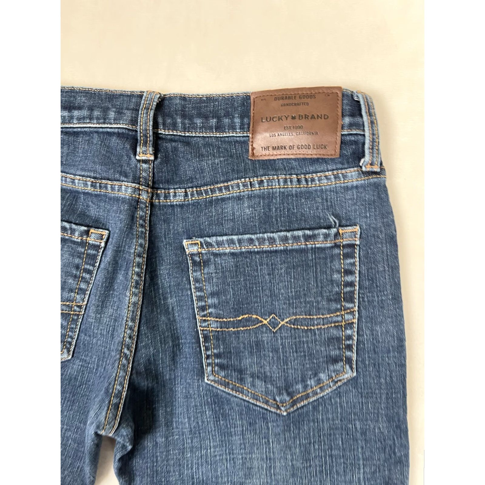 Lucky Brand Lucky Brand Jeans Women Slim Taper Blue 30 Inseam 26 Stretch Denim Ankle Pocket Zip 105 Slim Taper Vintage No Mens Womens Size 30" / US 8 / IT 44 - 7 Thumbnail