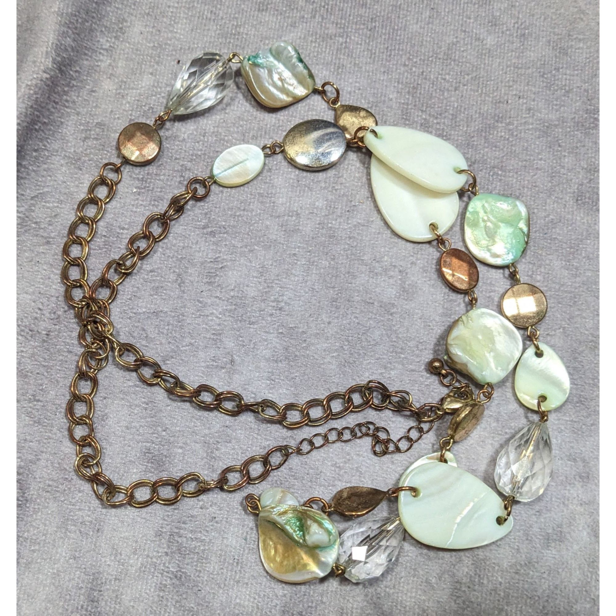 Other Mermaidcore Shell Glass And Metal Beaded Necklace Size ONE SIZE - 5 Thumbnail