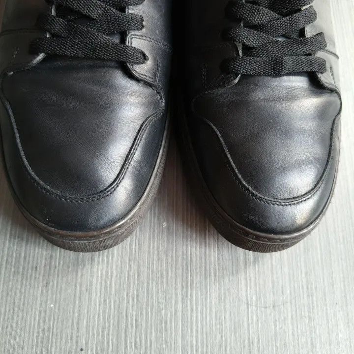 Other Louis Vuitton Black Leather Travel Sneakers -2508 Size US 9.5 / EU 42-43 - 3 Thumbnail