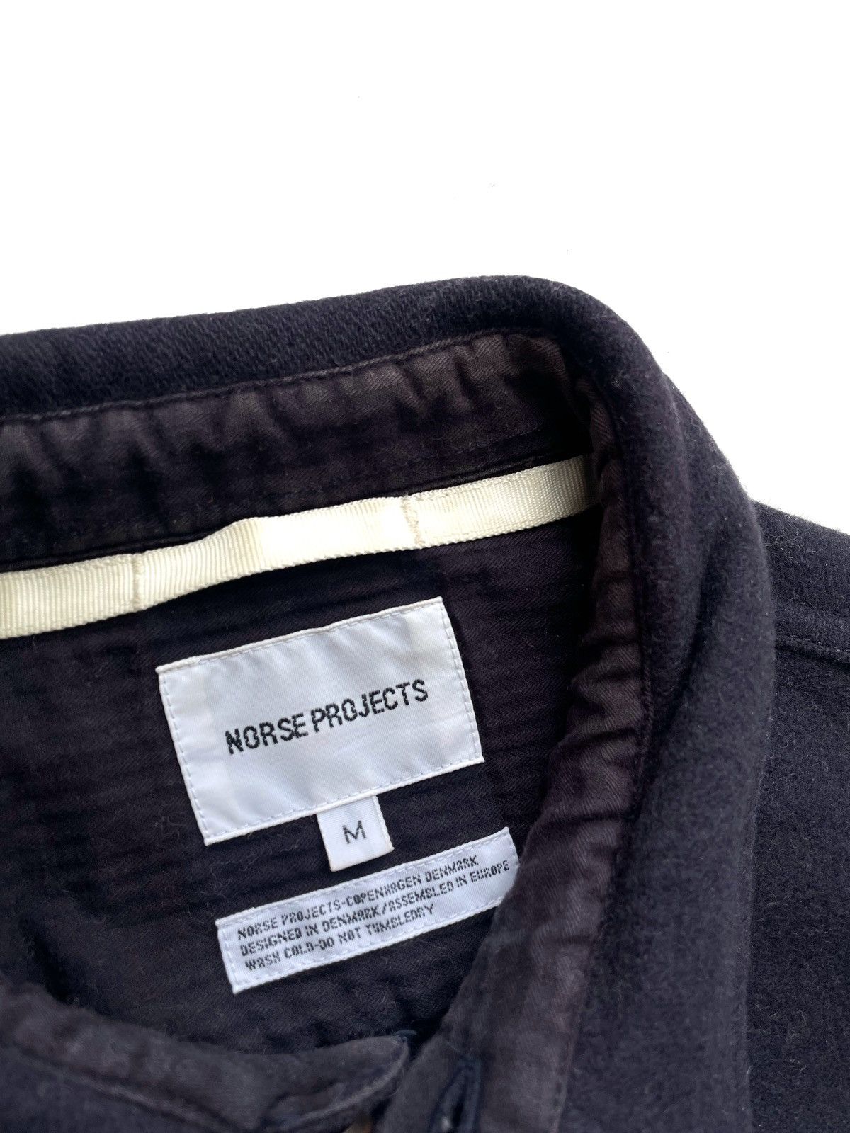 Norse Projects Norse Projects Wool Blue Overshirt Size M Basic Casual Shirt Size US M / EU 48-50 / 2 - 7 Thumbnail