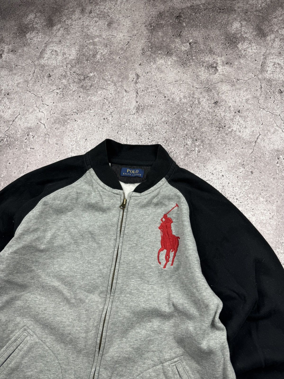 Polo Ralph Lauren Vintage Polo Ralph Lauren Big Pony Full Zip Bomber Sweater Size US S / EU 44-46 / 1 - 2 Thumbnail