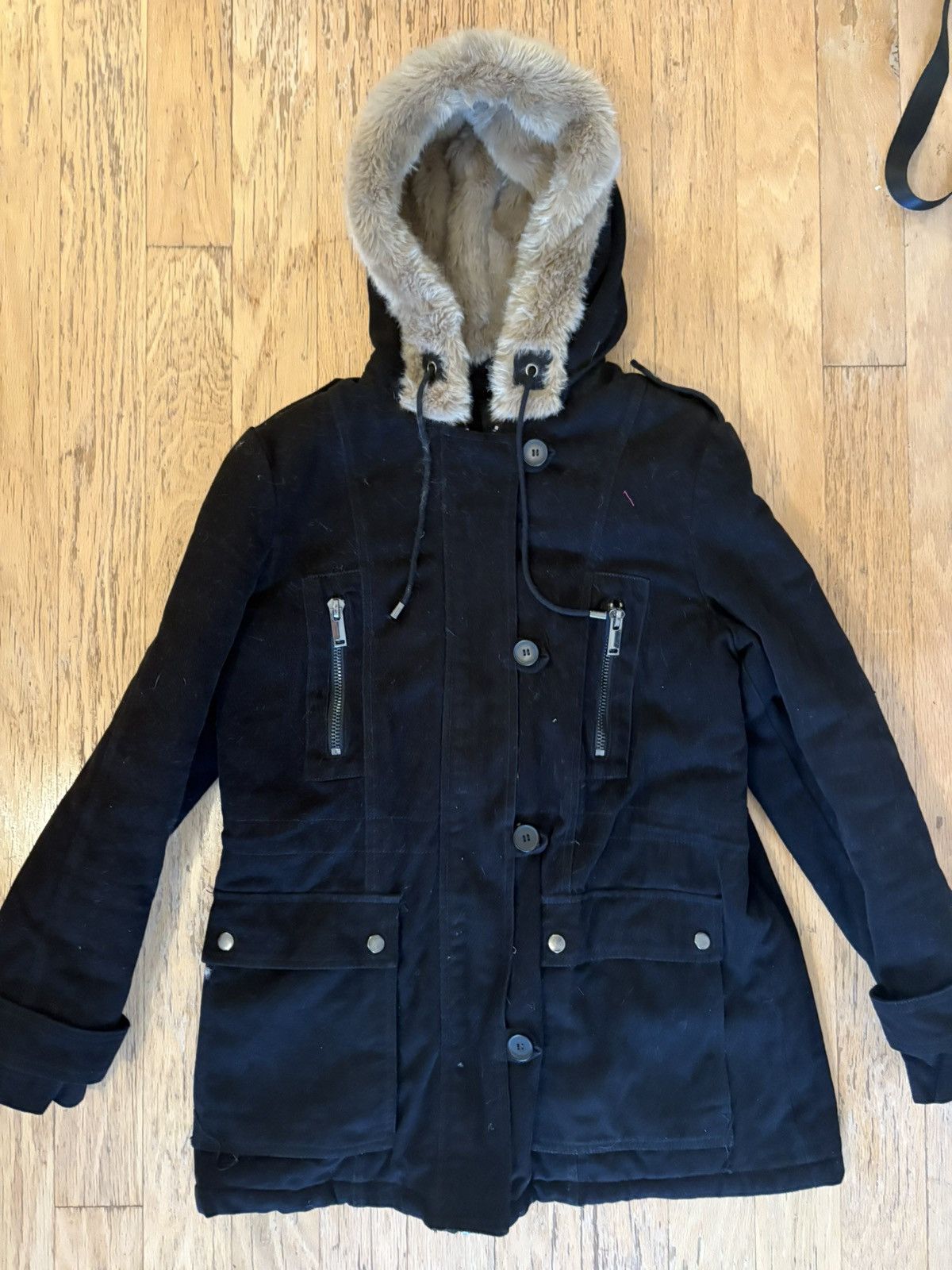 If Six Was Nine × Japanese Brand fur parka Size L / US 10 / IT 46 - 1 Thumbnail