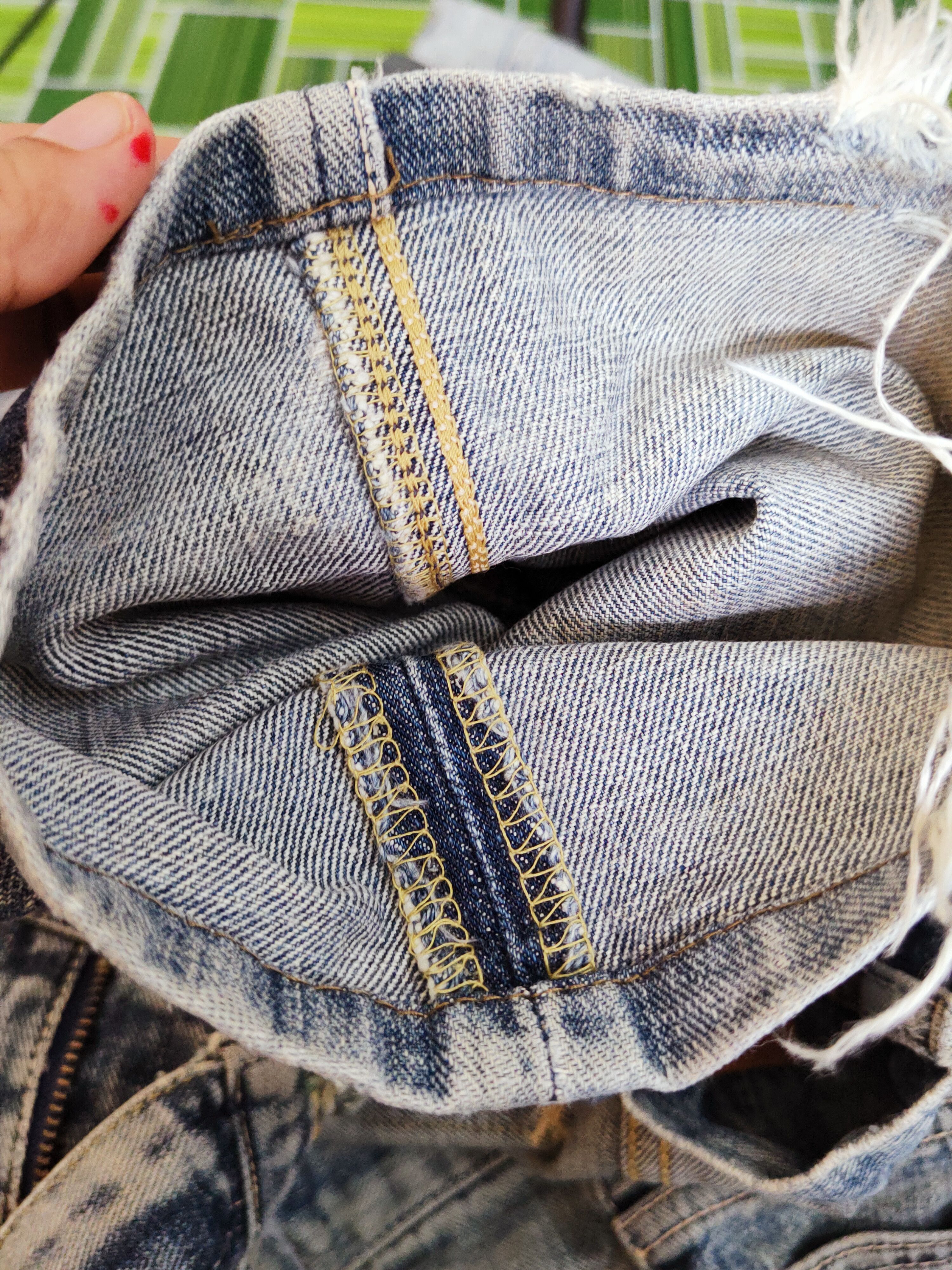 Japanese Brand Lee Blue Distressed Ripped denim Jeans #W503 Size US 30 / EU 46 - 15 Thumbnail