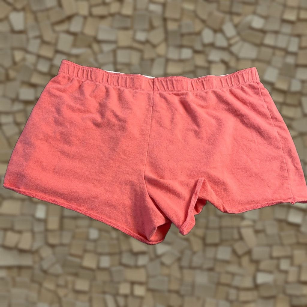 Vintage Just Be Shorts Women's 2XL Pink Lounge Waistband LOVE Floral on Print Lounge Womens 2XL Pink Size 26" / US 2 / IT 38 - 1 Thumbnail