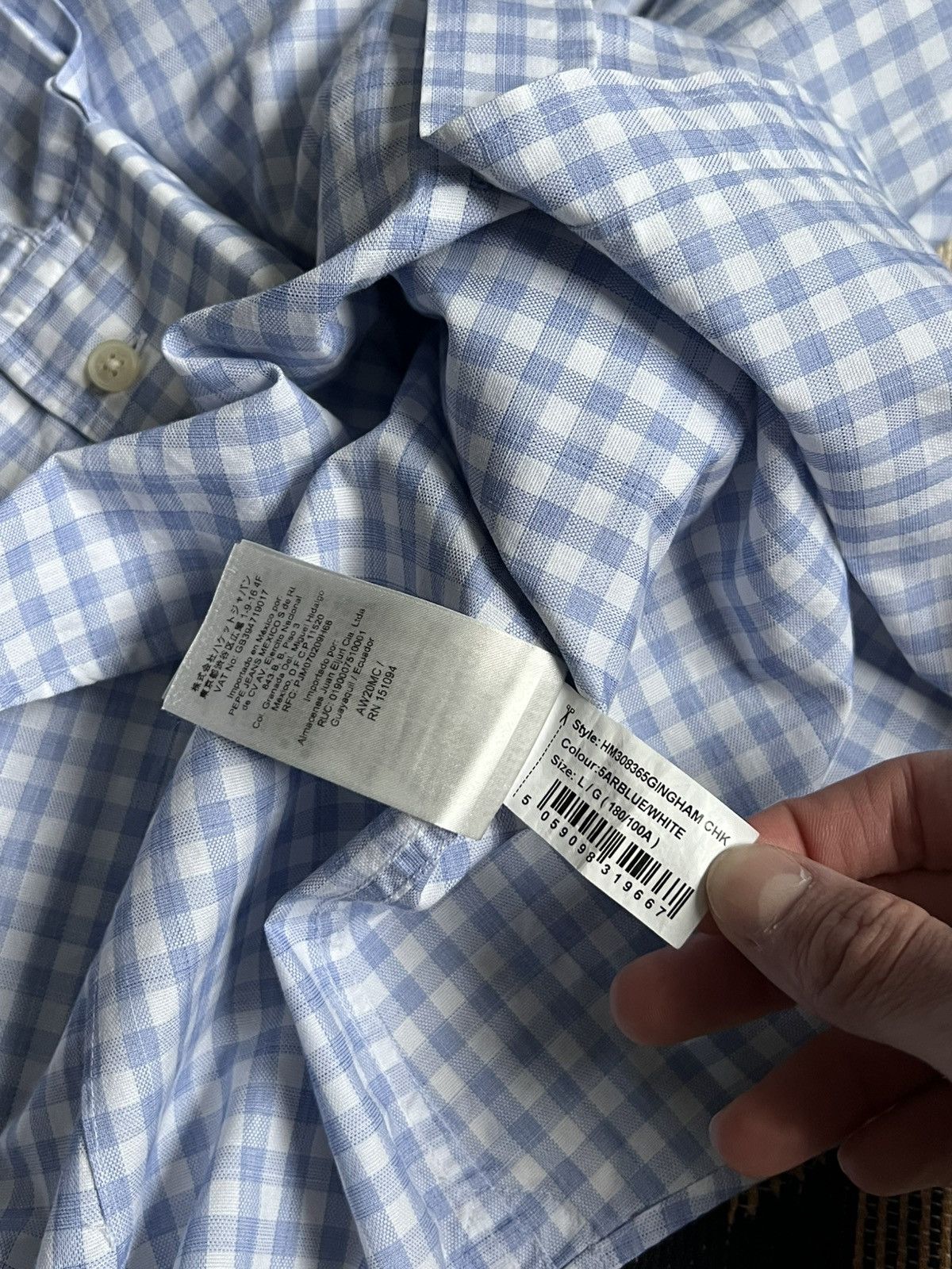 Hackett Hackett London Button Up Luxury Shirt Size US L / EU 52-54 / 3 - 11 Thumbnail