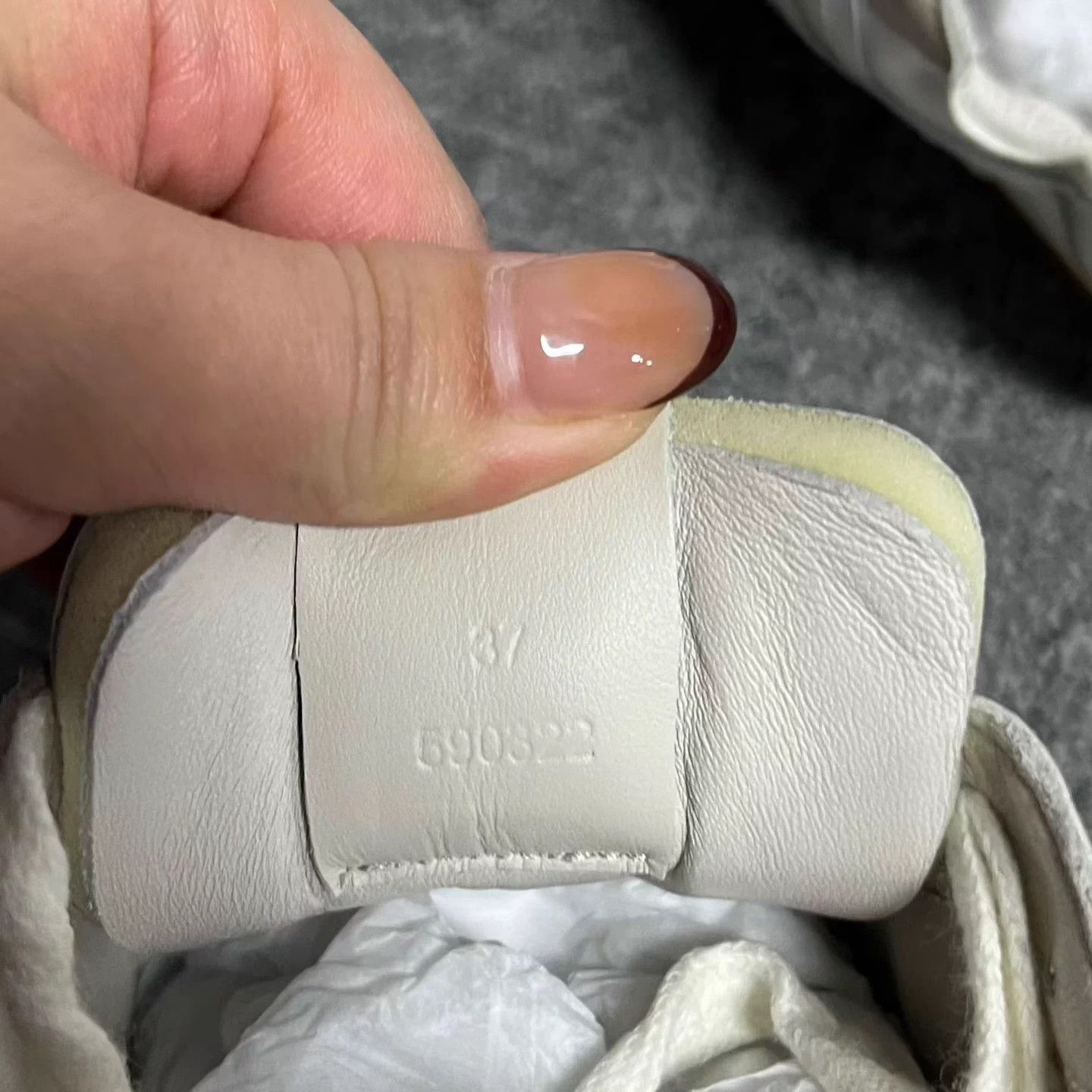 Loewe Loewe Beige Leather & Nylon Comfort Sneakers - Size 37 Size US 6 / IT 36 - 5 Thumbnail