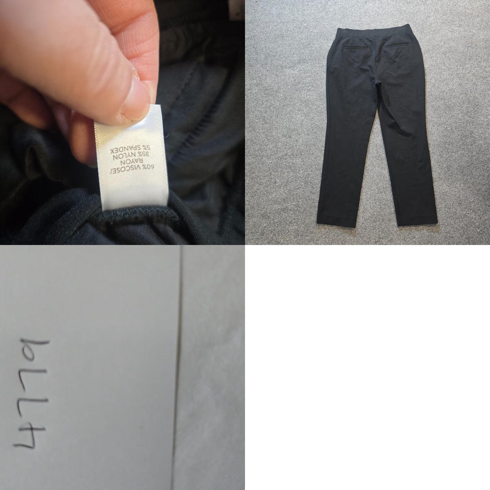 J. Jill J. Jill Pants Womens Small Black Ponte Slim Leg Capris? Size 28" / US 6 / IT 42 - 8 Thumbnail