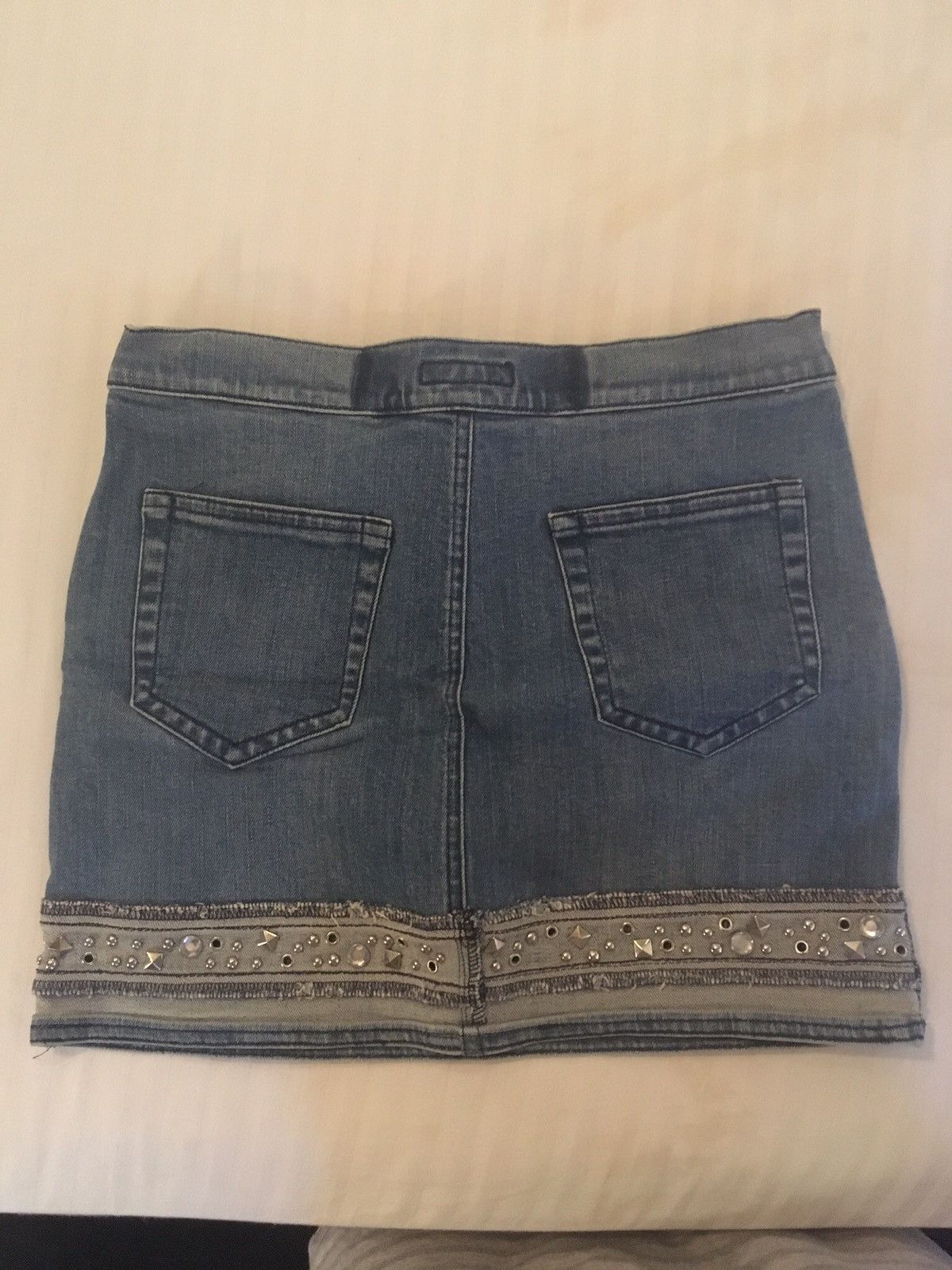 Blumarine × Vintage Cute jeweled blumarine miniskirt Size 27" / US 4 / IT 40 - 3 Thumbnail
