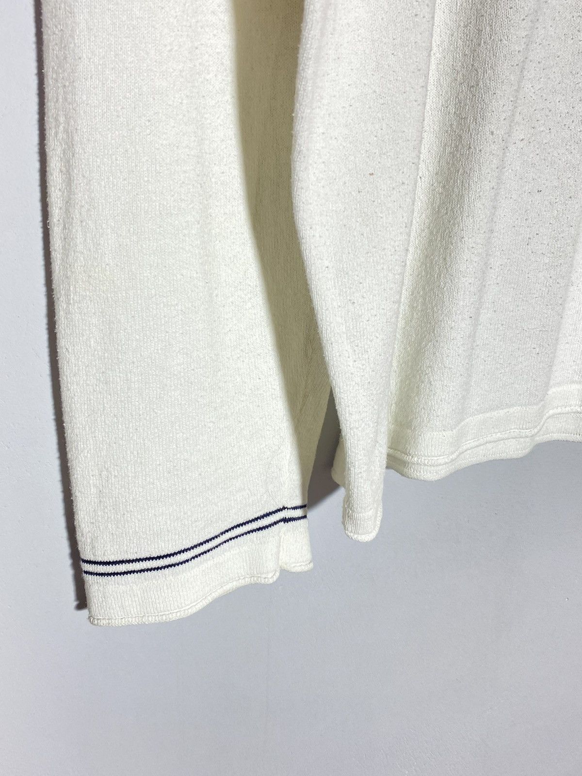 Stone Island Stone Island White Lightweaight Knit Sweater Size US L / EU 52-54 / 3 - 7 Thumbnail