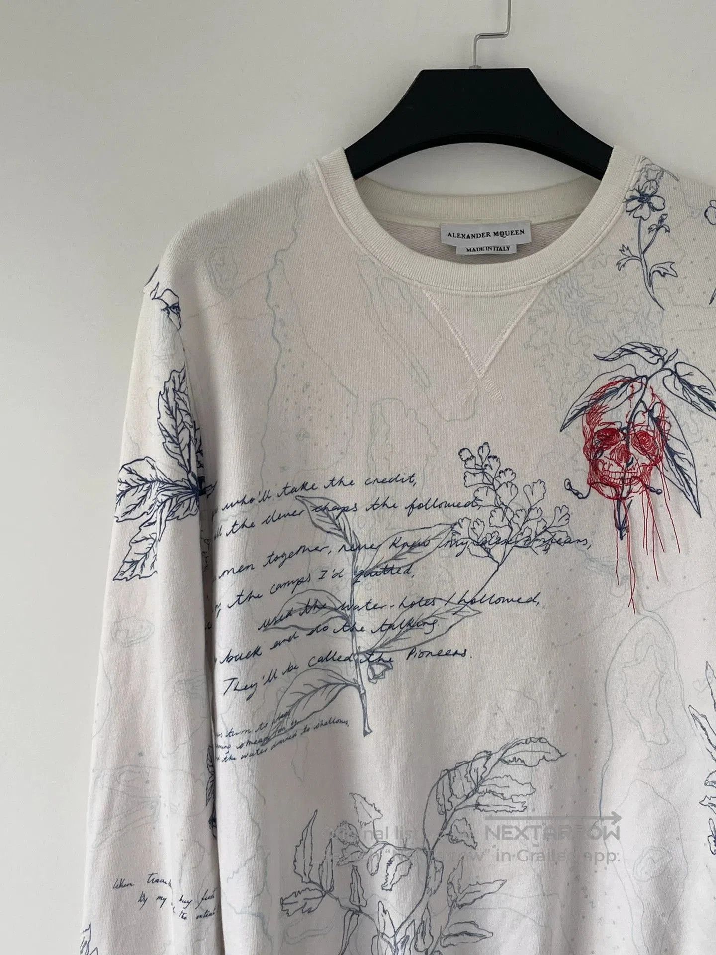 Alexander McQueen alexander mcqueen plant motif sweatshirt. Size L / US 10 / IT 46 - 5 Thumbnail