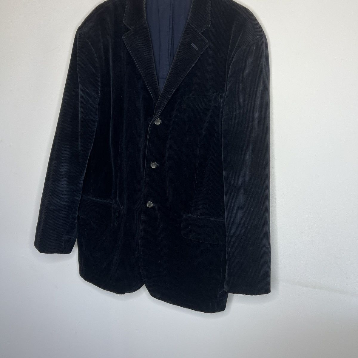 Polo Ralph Lauren × RRL Ralph Lauren × Ralph Lauren Vintage Polo Ralph Lauren Corduroy Blazer Jacket Coat Navy Size US L / EU 52-54 / 3 - 2 Thumbnail