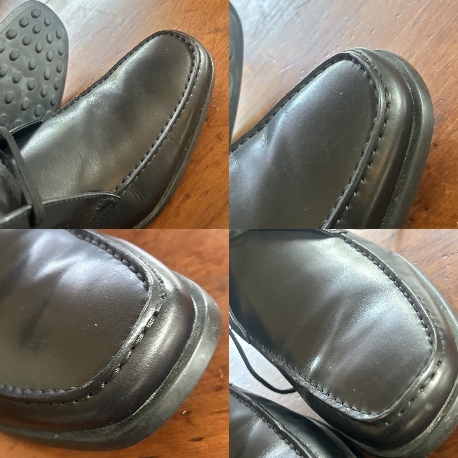 Vintage TOD’S Chukka Boot Men Boots 7.5 Black Leather Italy Leather Medium TOD’s Men SZ. 7.5 Size US 7.5 / EU 40-41 - 9 Thumbnail