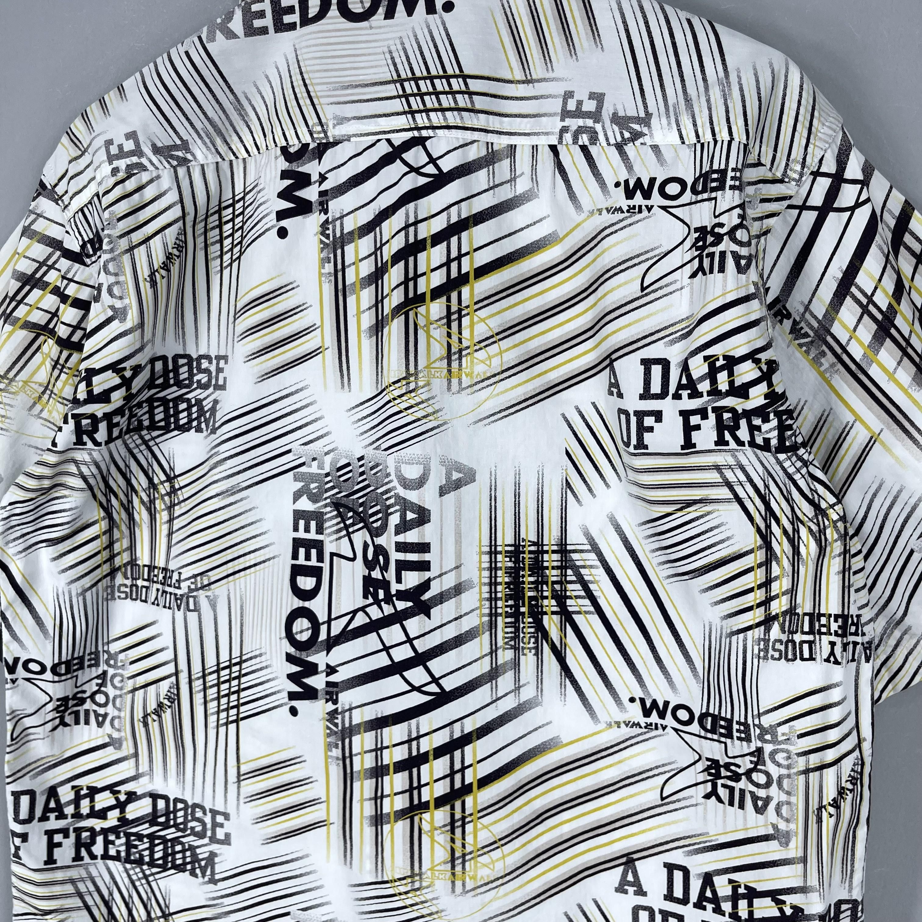 Airwalk Vintage Y2K AIRWALK Abstract Pattern Printed Shirt Size US M / EU 48-50 / 2 - 8 Thumbnail