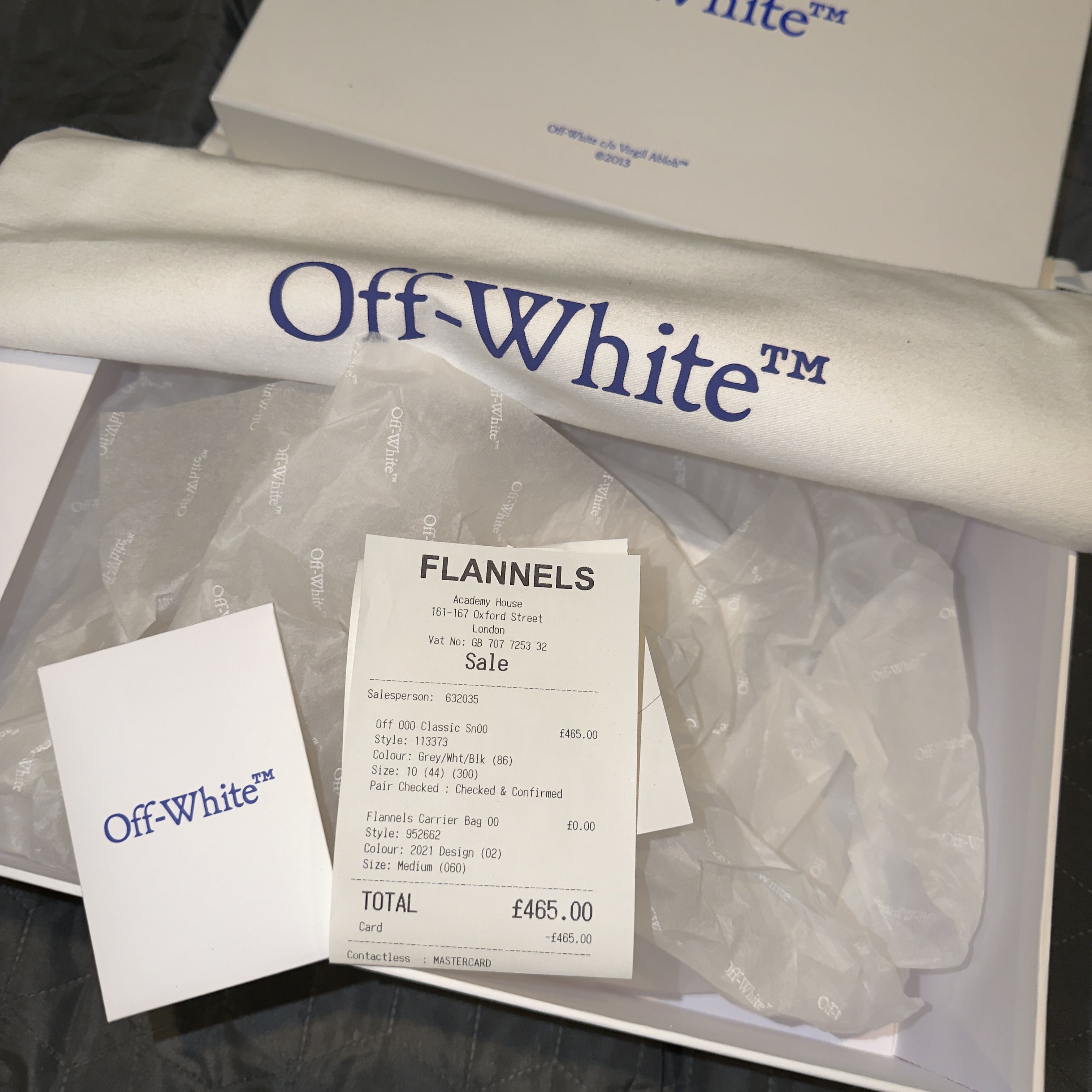 Off-White Off-White Out Of Office Size US 11 / EU 44 - 7 Thumbnail