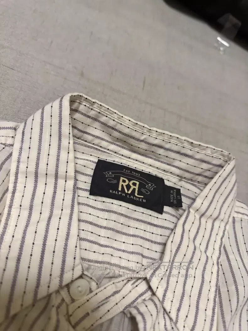RRL Ralph Lauren RRL Ralph Lauren Rare vintage striped polka dot beige shir Size US S / EU 44-46 / 1 - 3 Thumbnail