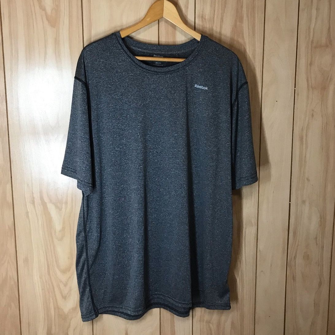 Reebok Reebok Performance Gray Crew Neck Short Sleeve T-Shirt 2XL Size US XXL / EU 58 / 5 - 1 Thumbnail