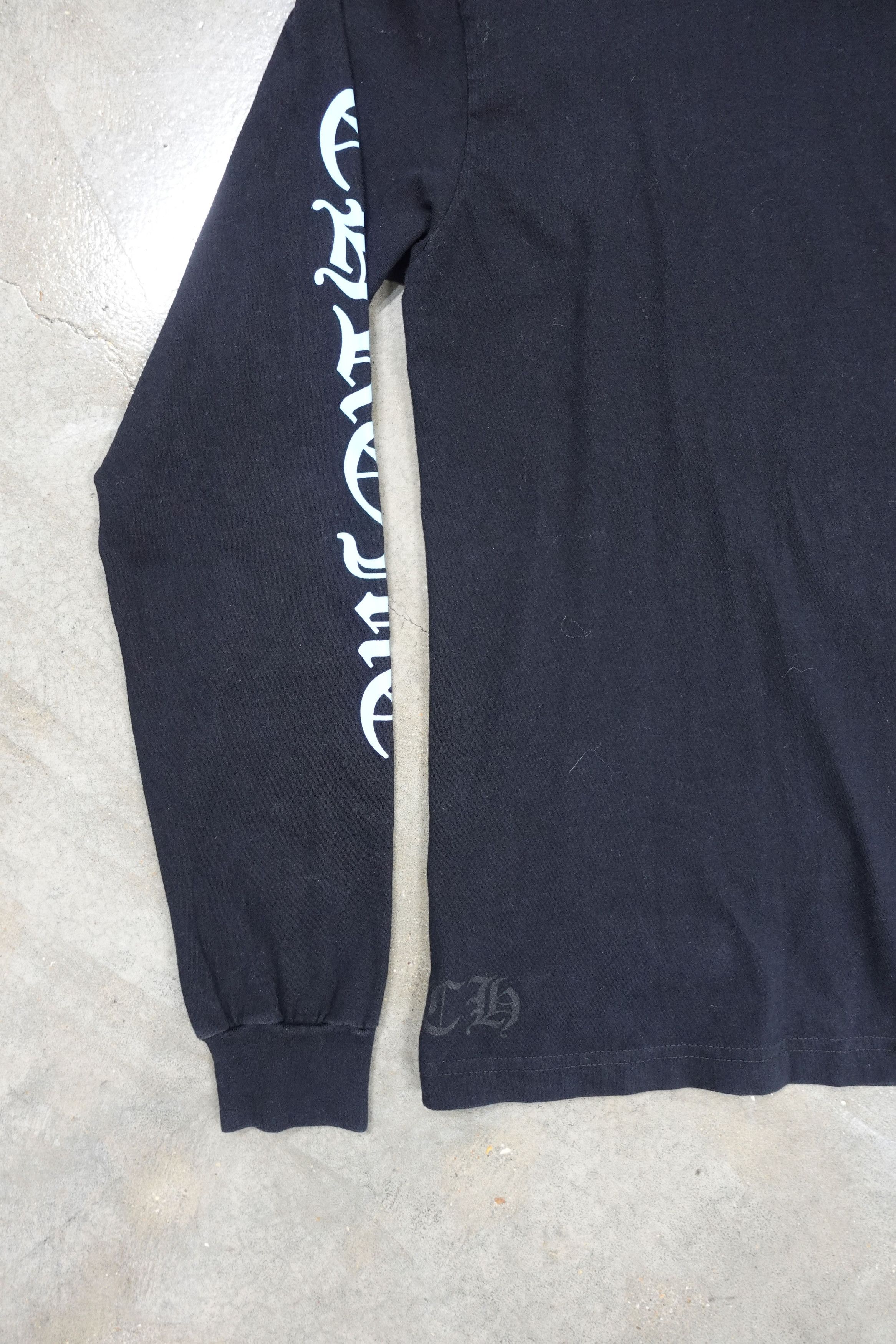 Chrome Hearts CHROME HEARTS POCKET CREW LONG SLEEVE T SHIRT BLACK BLUE Size US S / EU 44-46 / 1 - 3 Thumbnail