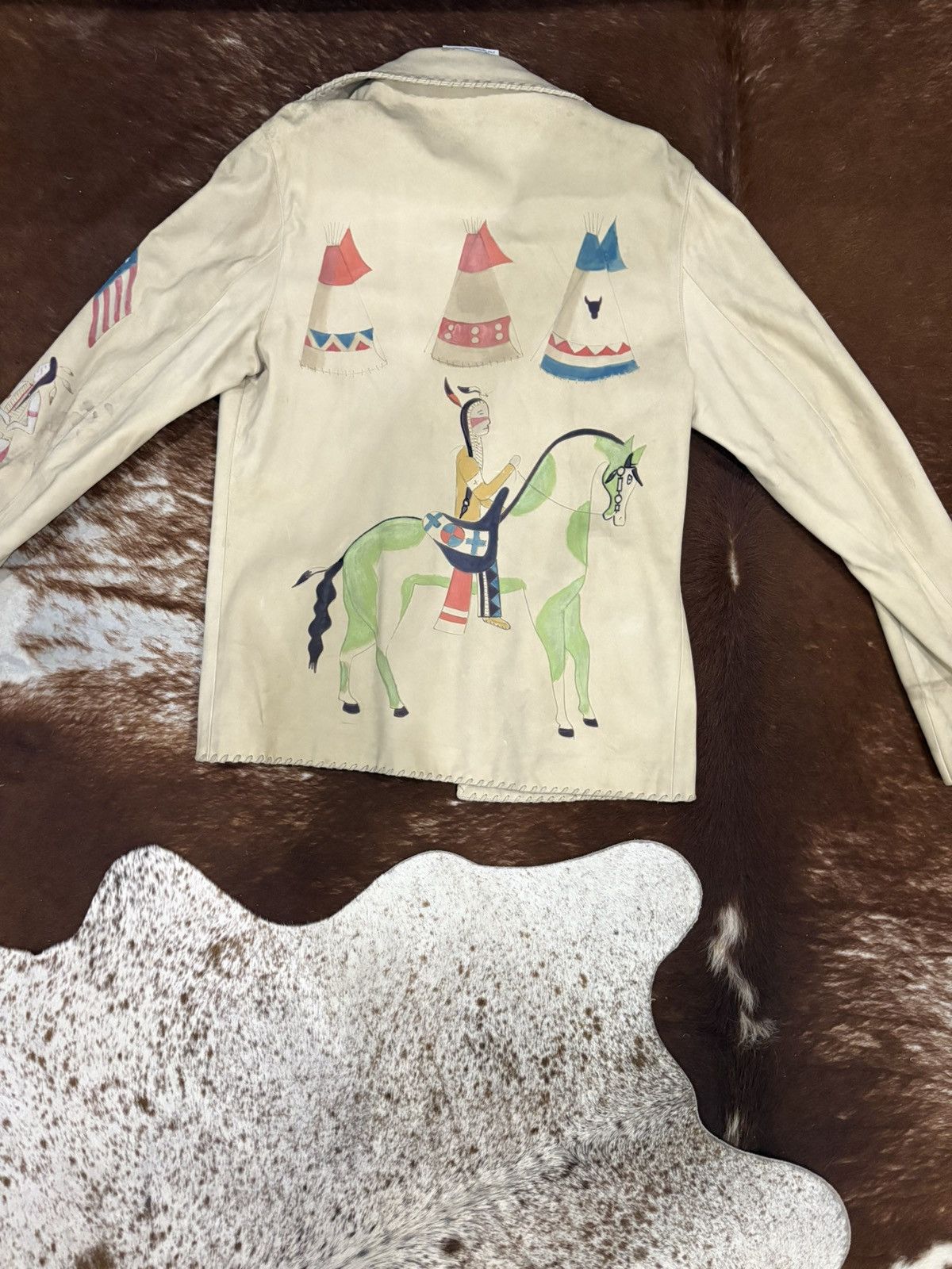 Ralph Lauren Rare Ralph Lauren Country Leather Jacket Size 42R - 10 Thumbnail