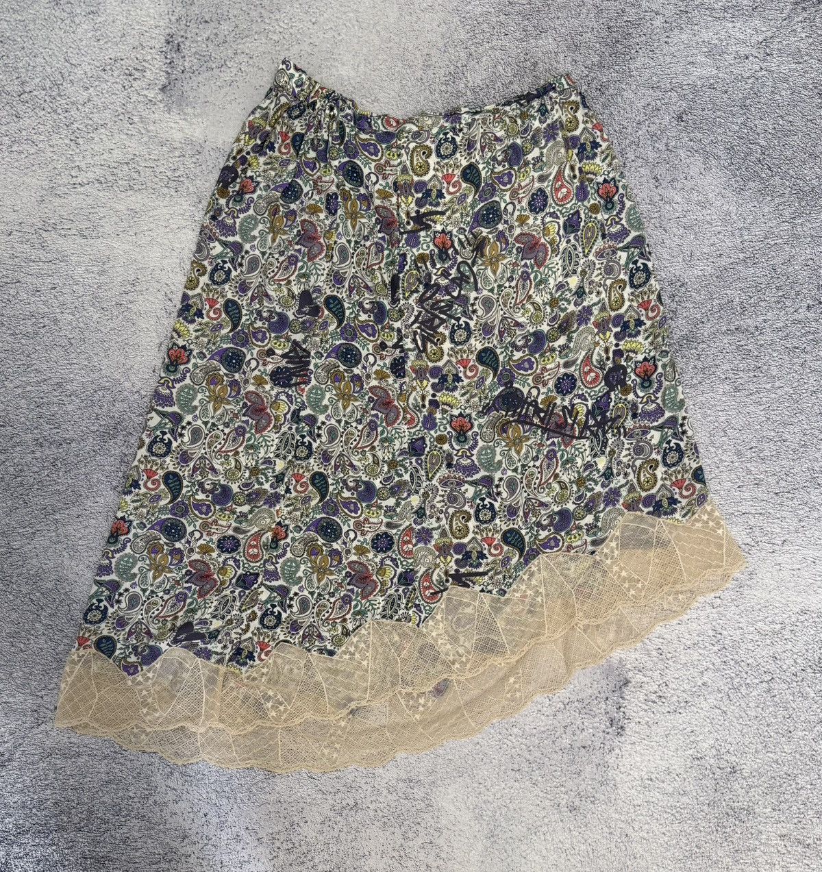Zadig & Voltaire Zadig & Voltaire Joslin Mandala Skirt Lace Paisley Boho M- L Size 30" / US 8 / IT 44 - 7 Thumbnail