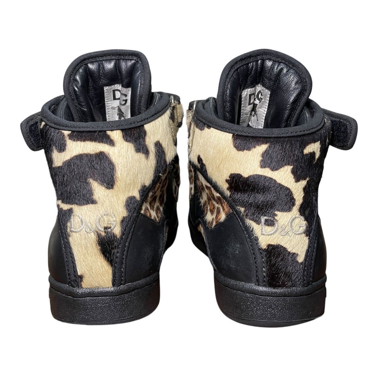 Dolce & Gabbana Dolce & Gabanna Early 2000s Leopard Pony Hair High Sneakers Size US 8 / EU 41 - 5 Thumbnail