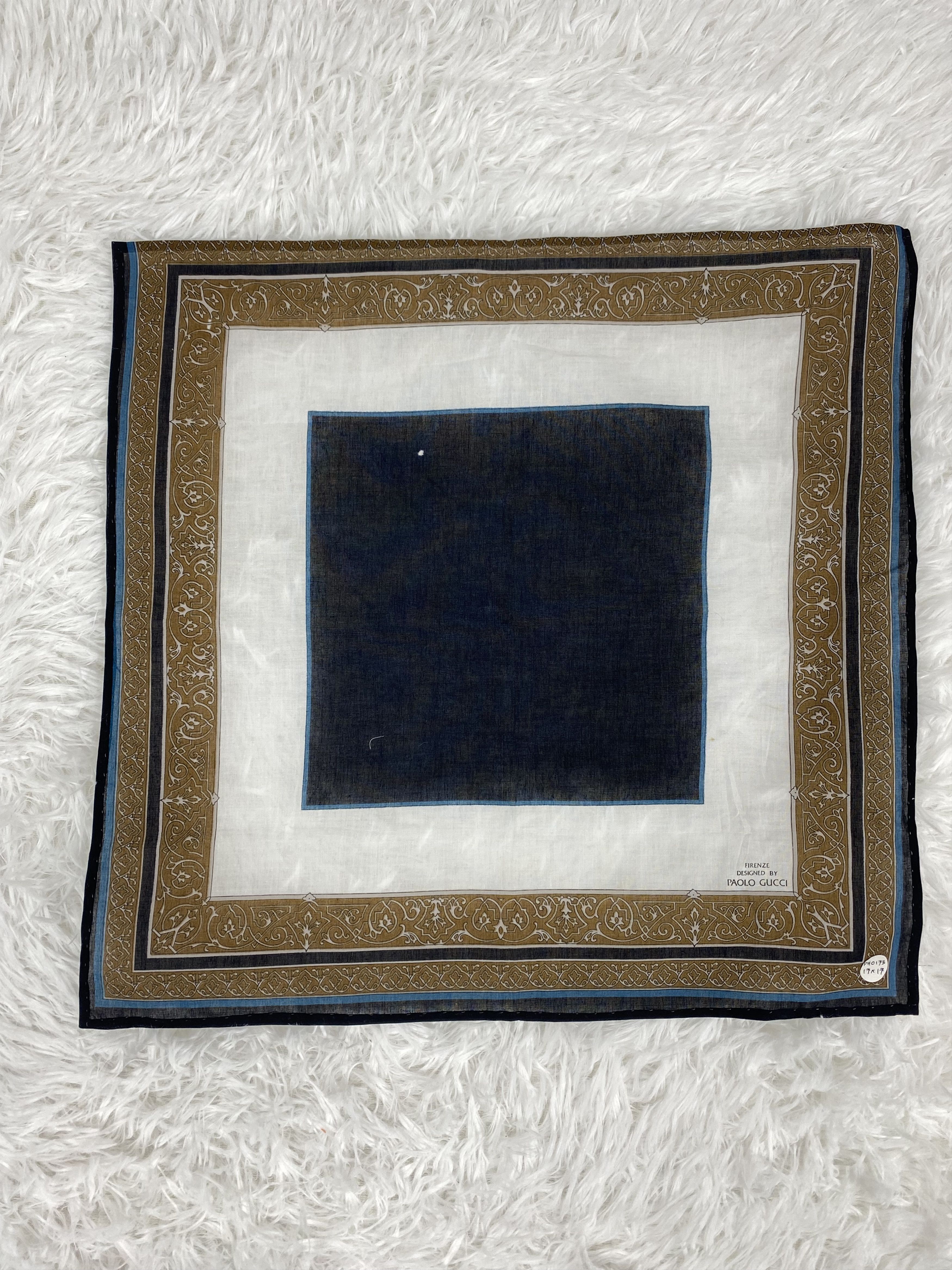 Paolo Gucci × Vintage Vintage Paolo Gucci Handkerchief Neckerchief PH0173 Size ONE SIZE - 3 Thumbnail
