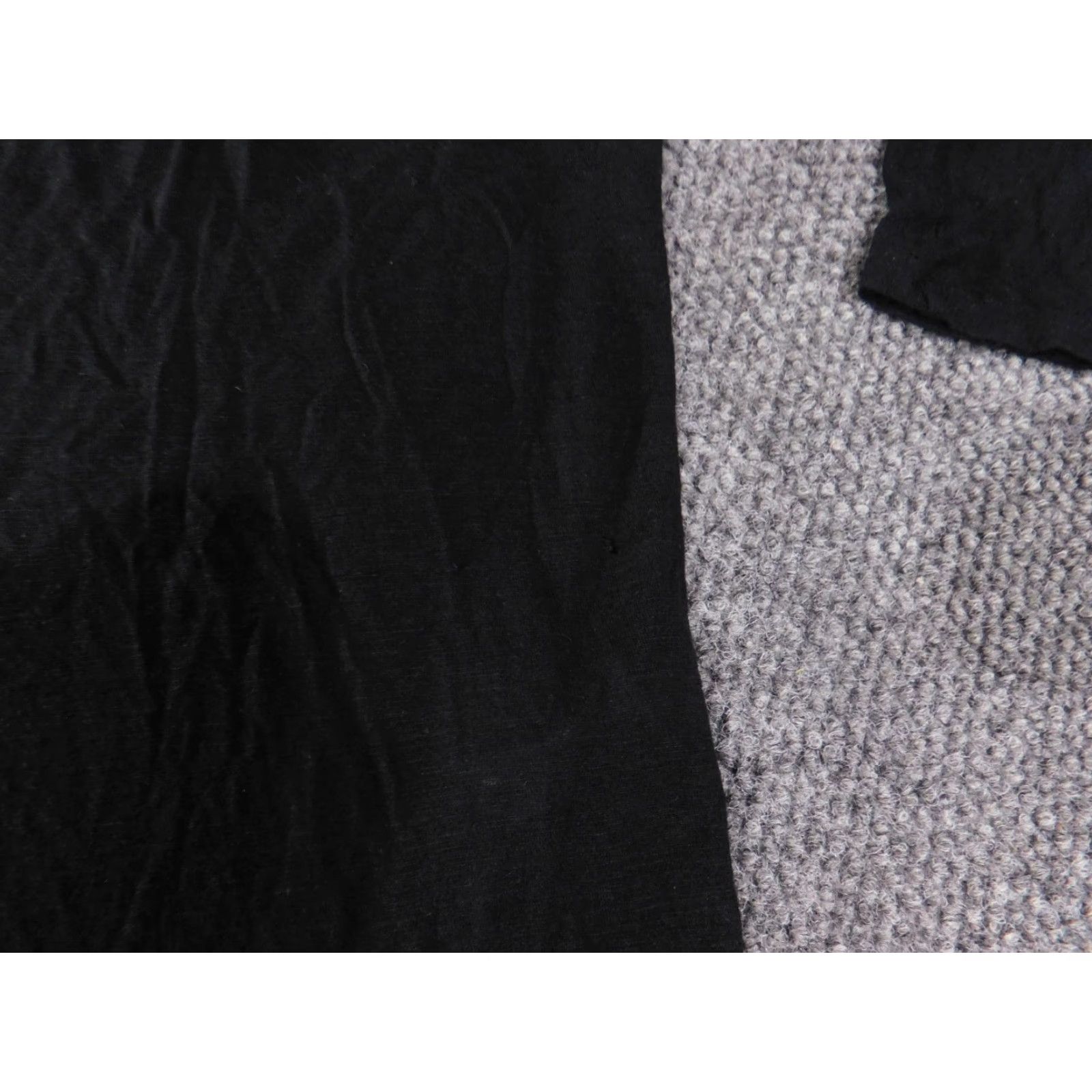 Lucky Brand Lucky Brand Blouse Womens M Black Crew Neck Long Sleeve Rayon Casual Modern Basic Stretch Lightweight Vintage: No hole Size M / US 6-8 / IT 42-44 - 3 Thumbnail