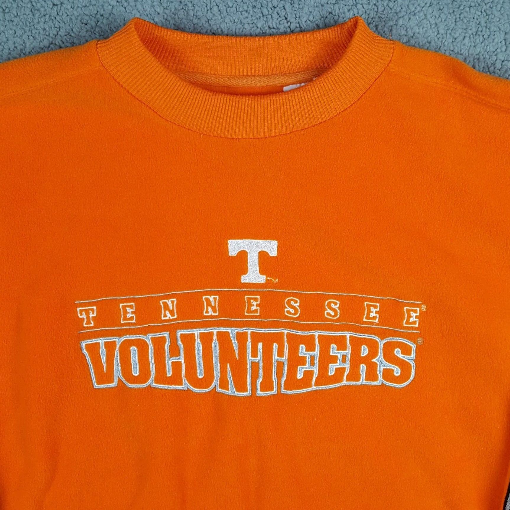 Vintage VINTAGE Y2K Tennessee Volunteers Orange Fleece Men's Large Pullover Crewneck Sweatshirt Size US L / EU 52-54 / 3 - 2 Thumbnail