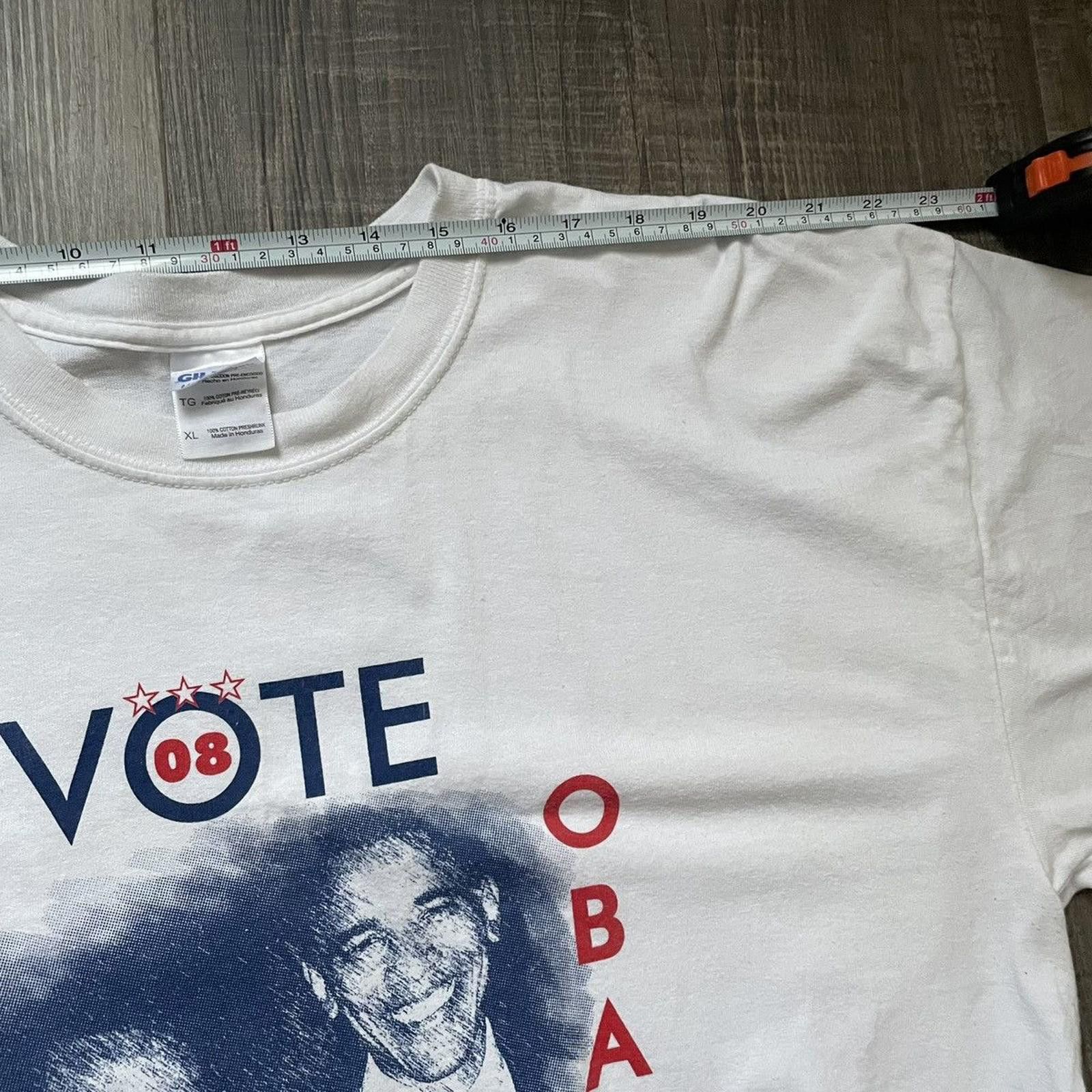 Gildan GILDAN • VNTG "Obama" Pre-Shrunk Tee (XL) Size US XL / EU 56 / 4 - 3 Thumbnail