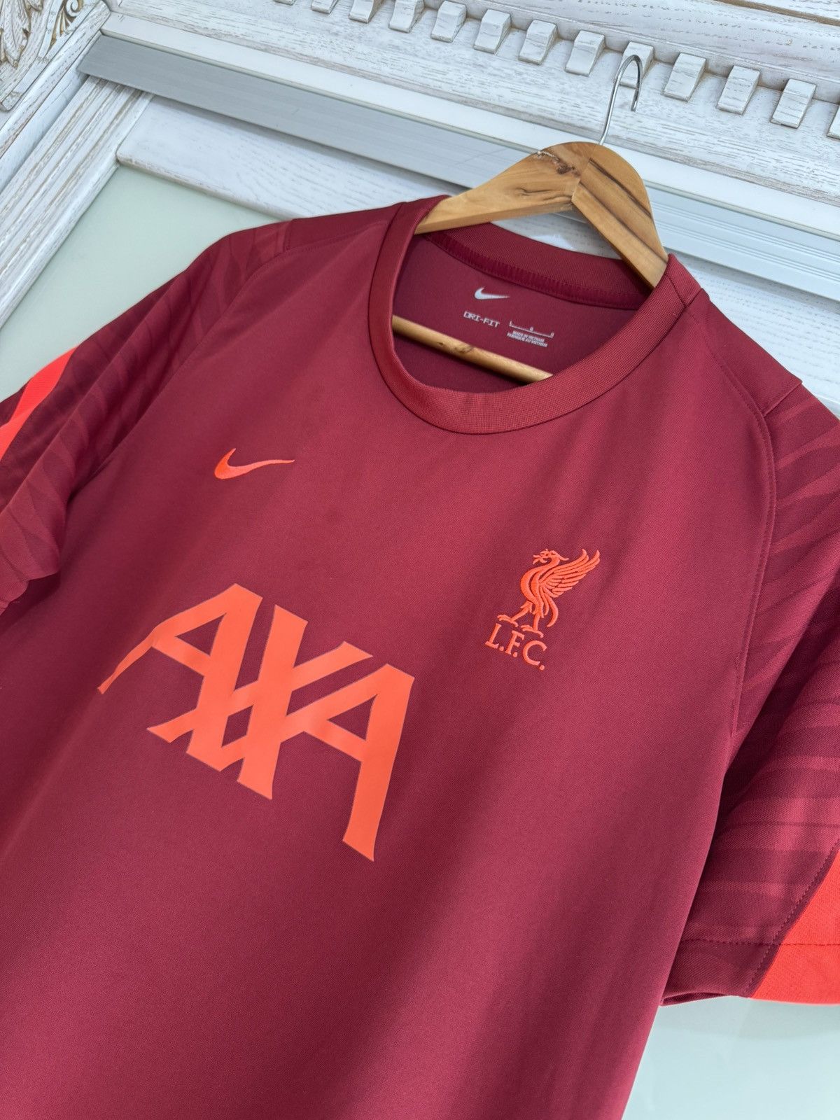 Nike Liverpool 2021-2022 Soccer Training Jersey Football Kit Size US L / EU 52-54 / 3 - 5 Thumbnail