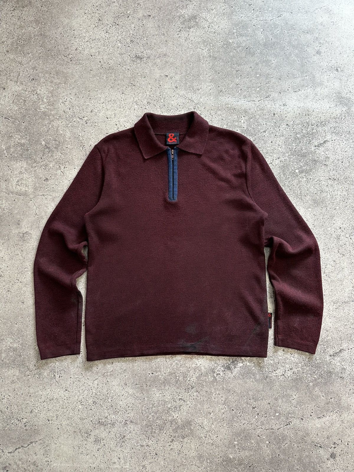 Dolce & Gabbana × Vintage Vintage Dolce & Gabbana 1/4 Zip Sweater Wool D&G Archival Size US S / EU 44-46 / 1 - 1 Thumbnail