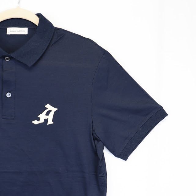 Alexander McQueen o1rshd1 ***Defective / Polo in Navy Blue Size US S / EU 44-46 / 1 - 2 Thumbnail