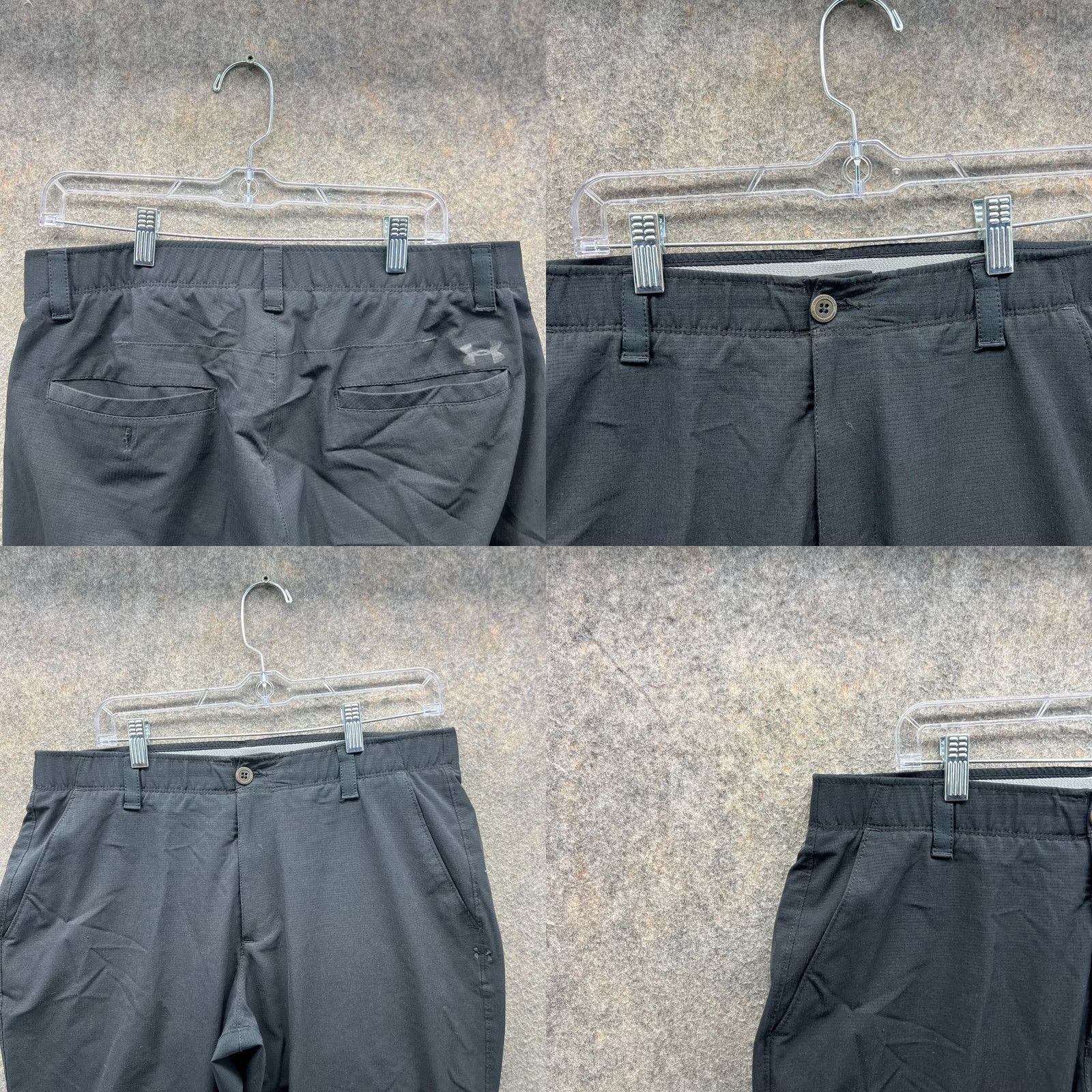 Under Armour Under Armour Pants Mens 34x30 Black Chino Flat Front Knit Trouser UA Golf Pants Mens 34x30 Black Chino Flat Front Knit Trouser UA Golf Size US 34 / EU 50 - 8 Thumbnail