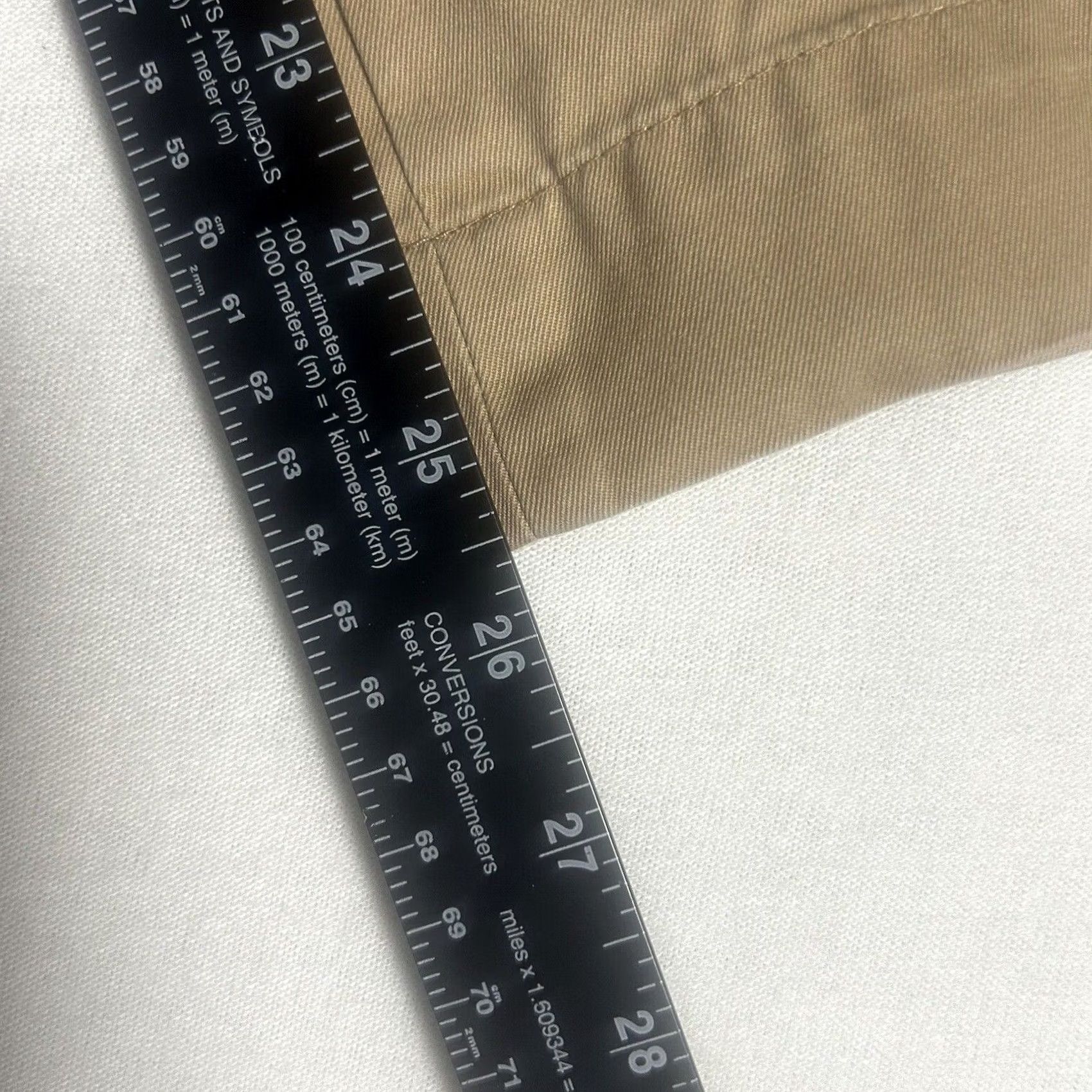 Gap Gap Womens Ankle Pants Size 12 Tall Khaki Brown Beige Mid Rise 12T Pants Womens Size 34" / US 12 / IT 48 - 6 Thumbnail
