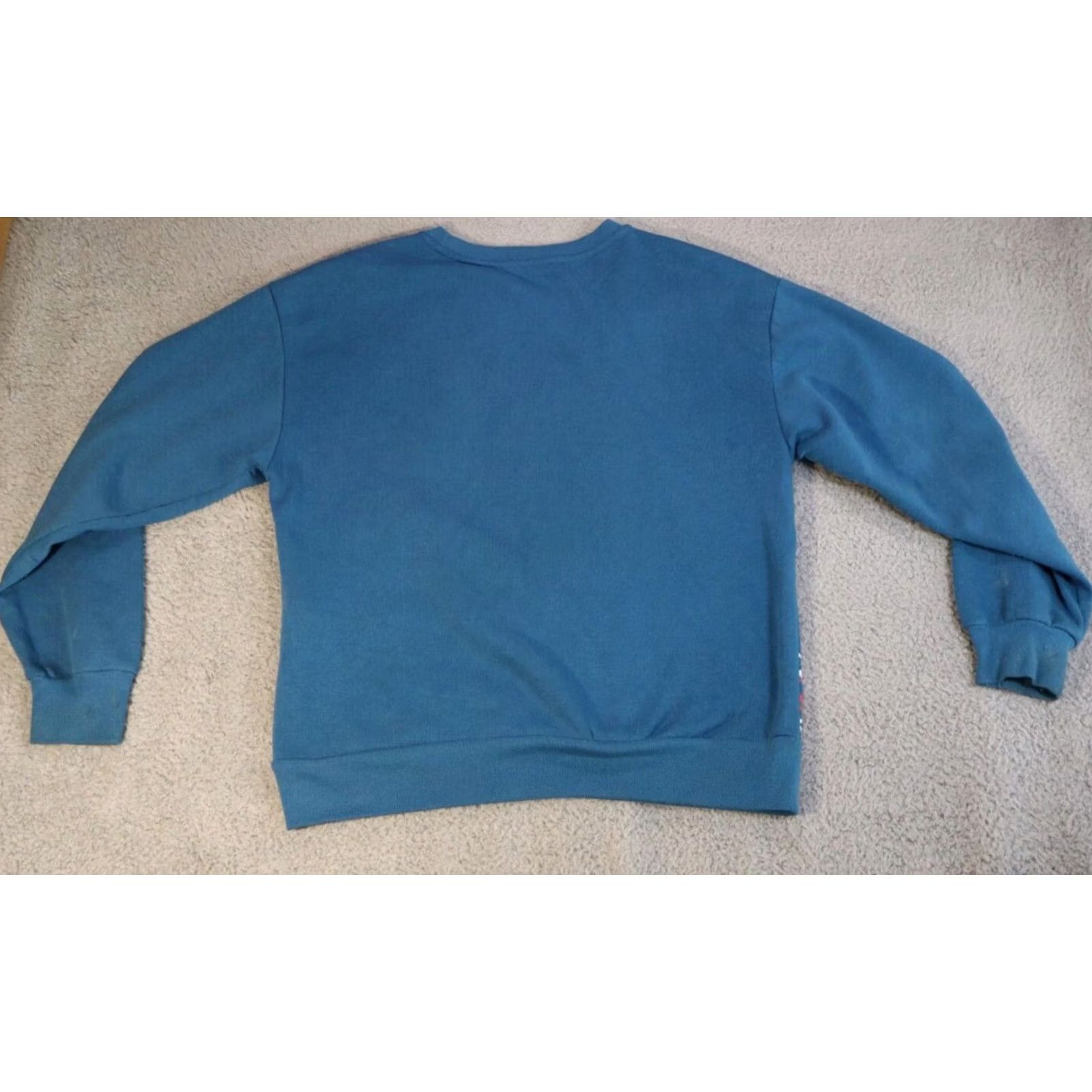 Disney Disney Christmas Light Up Sweatshirt Small Blue Pullover Size S / US 4 / IT 40 - 3 Thumbnail