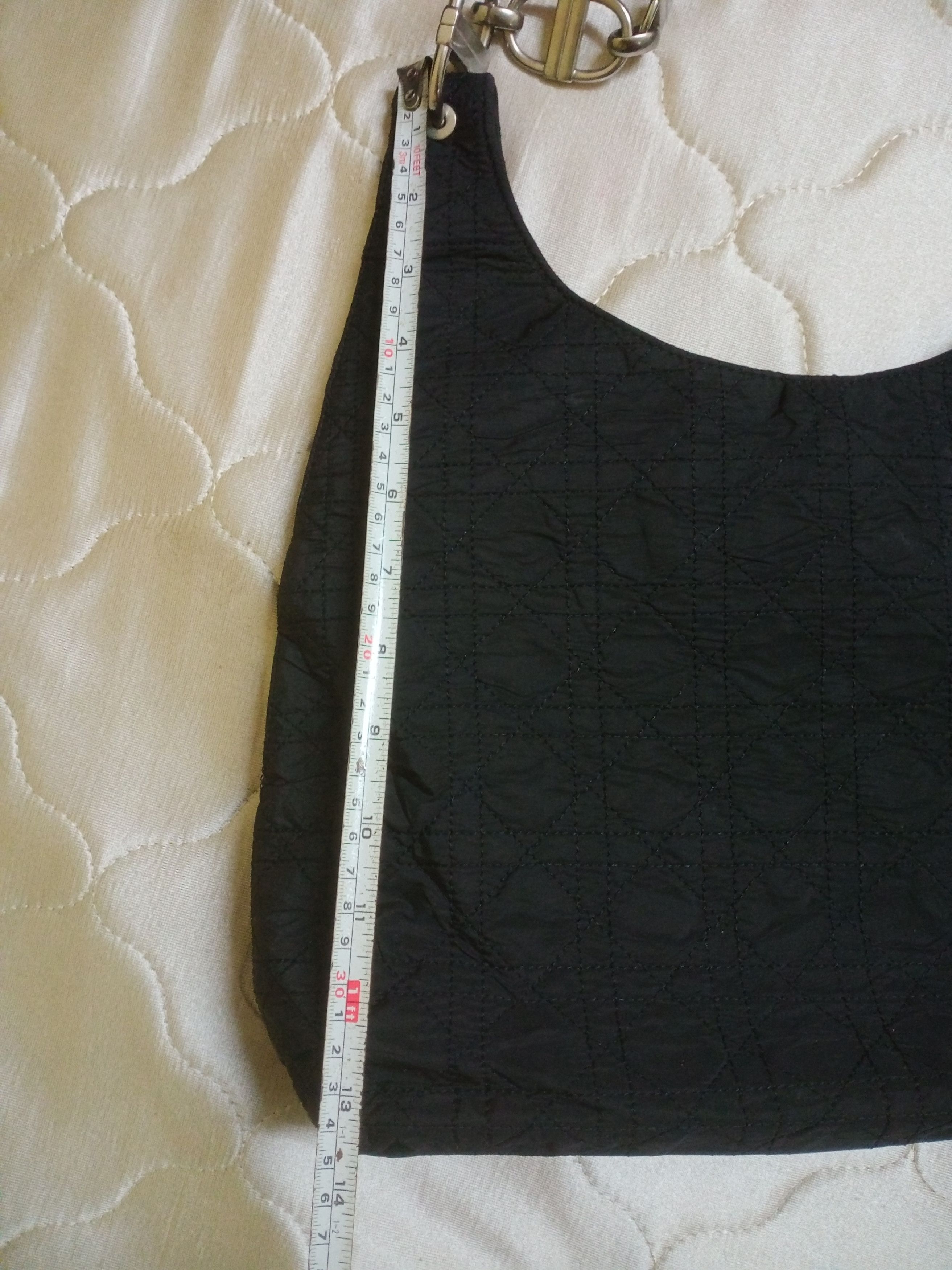 Christian Dior Monsieur Christian Dior One Shoulder RU1927 Black Handbag Size ONE SIZE - 7 Thumbnail