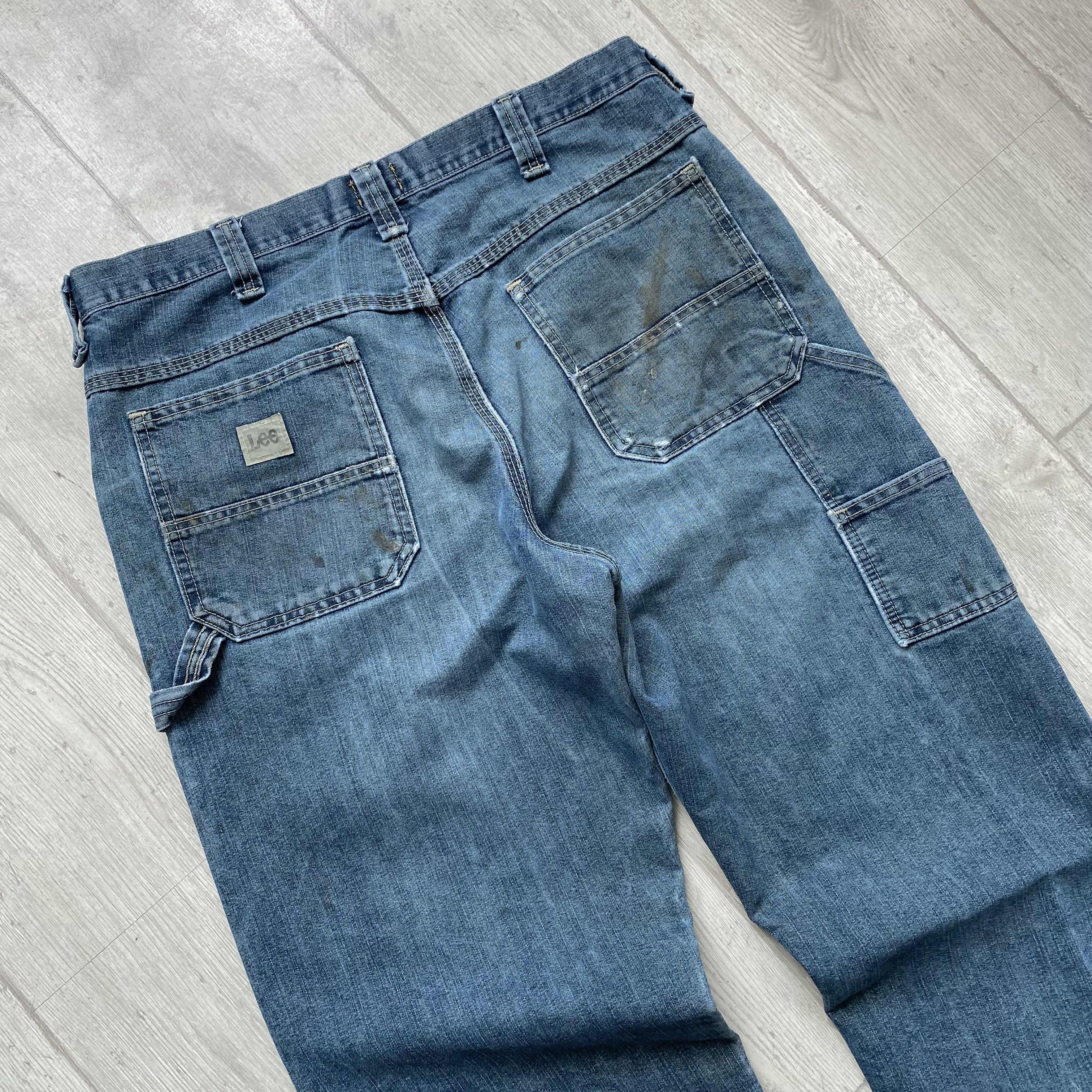 Lee Vintage Lee Work Skater Denim pants Distressed Carhartt Size US 32 / EU 48 - 13 Thumbnail
