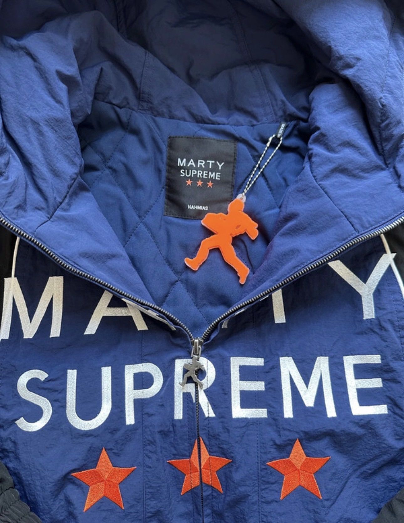 Nahmias Nahmias x A24 x Marty Supreme Jacket Navy Timothy Chalamet Size US M / EU 48-50 / 2 - 7 Thumbnail