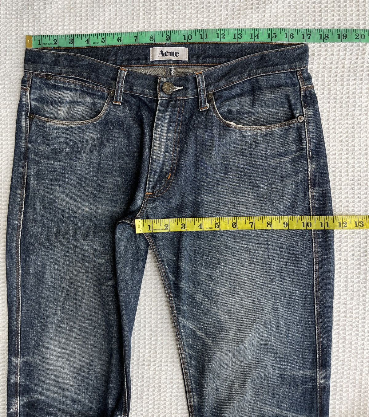 Acne Studios AW15🔥ACNE STUDIO🔥Fade Blue Jeans Slim Straight Size US 34 / EU 50 - 3 Thumbnail